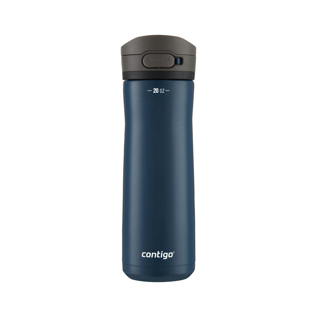 Contigo® Jackson Chill 2.0 Water Bottle with AUTOPOP Lid | Stainless Steel Water Bottle, 20oz., Blueberry Opaque