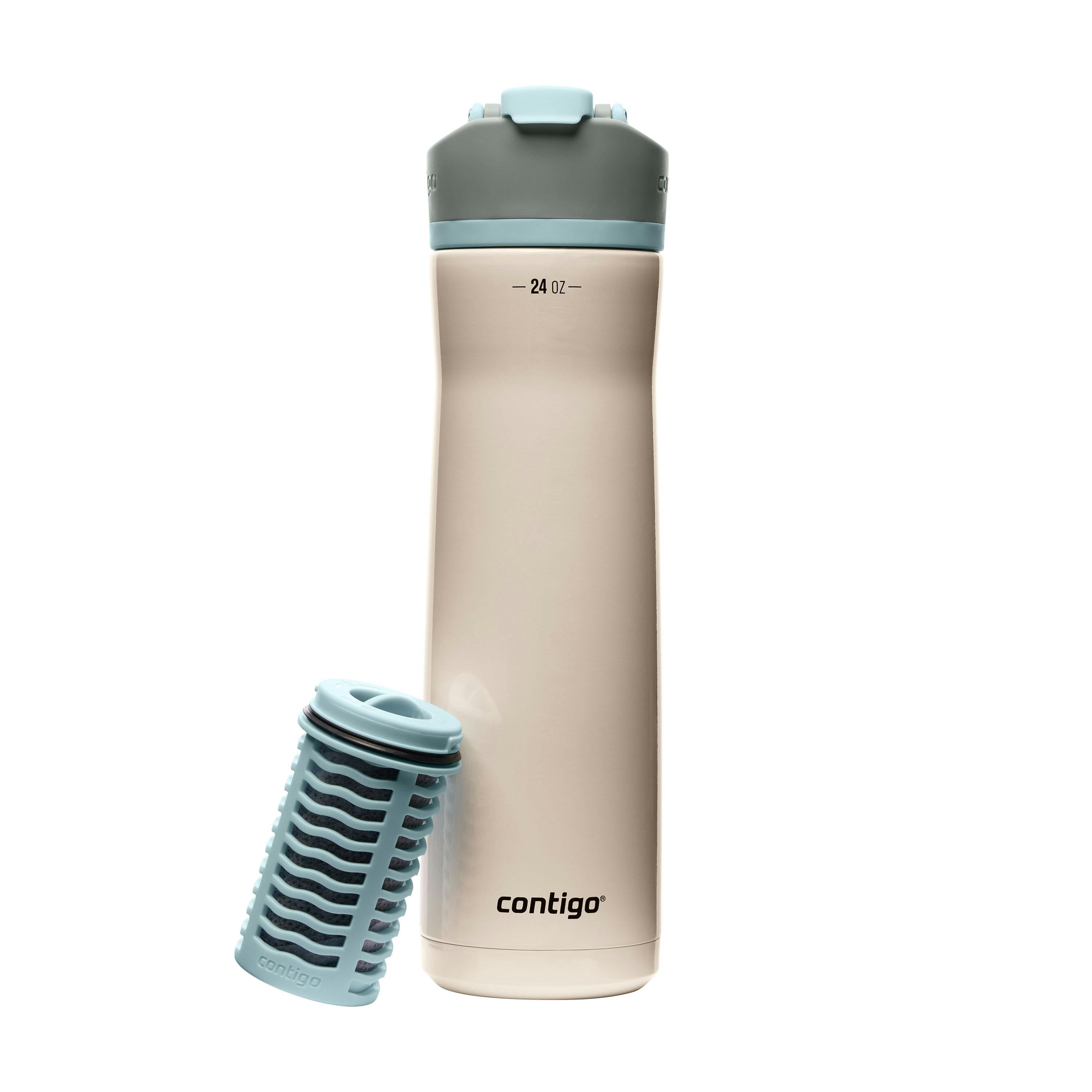 Contigo® Clybourn Chill Freeflow Filtration Stainless Steel Water Bottle with AUTOSEAL® Lid, 24oz