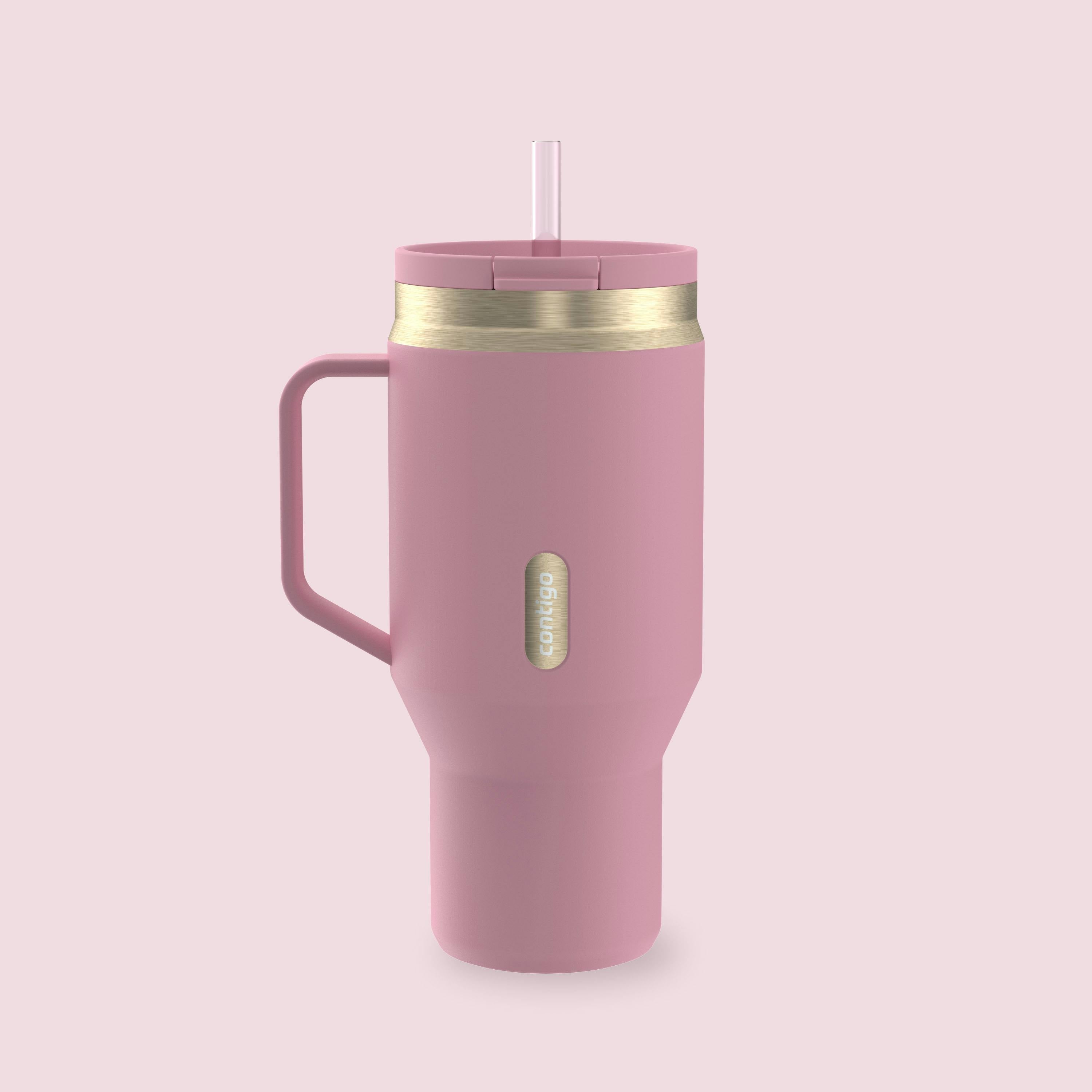 30 oz SnapSeal™ Tumbler (w/ Straw & Handle)