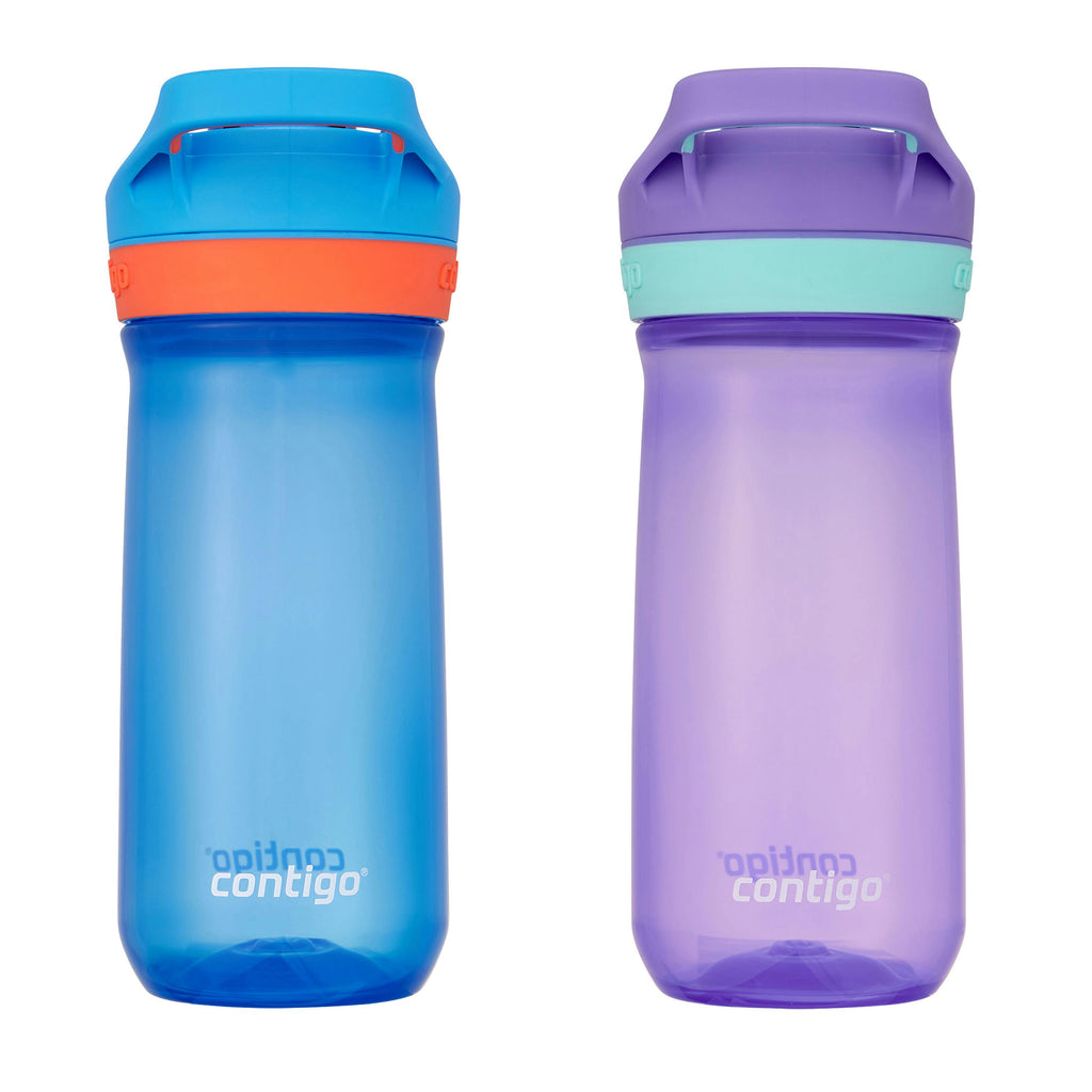 Contigo® Kids’ Jessie Water Bottle with Pop-Open Leak-Proof Chug Lid, 14oz