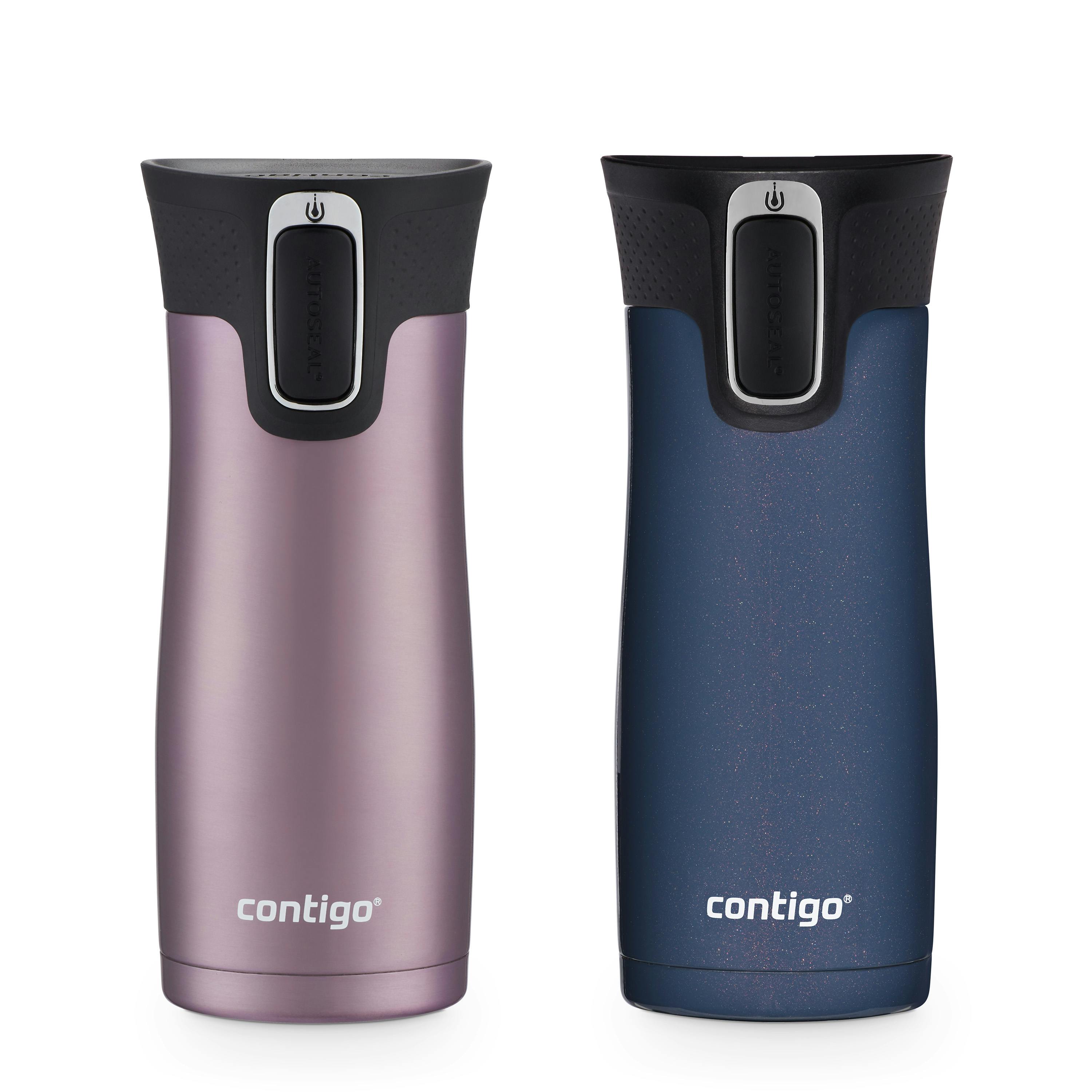 Contigo® West Loop 2.0 Leak-Proof Spill-Proof Insulated Stainless Steel Travel Mug, 16oz., 2 Pack