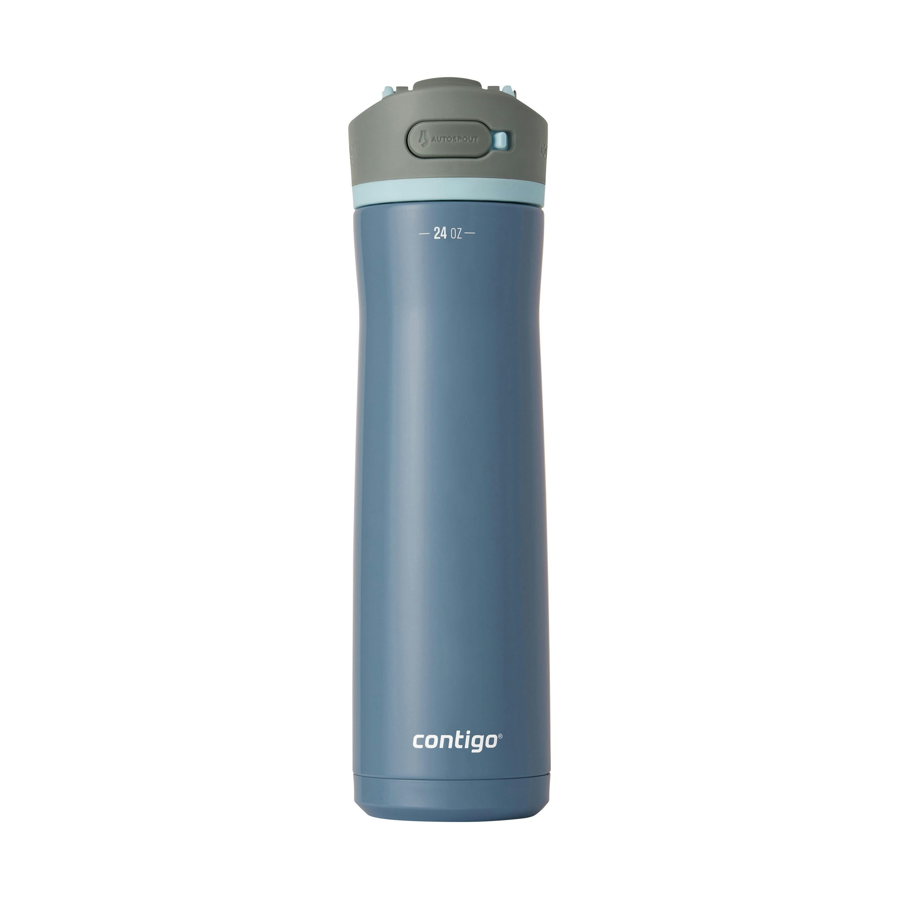 Contigo® Wells Chill Stainless Steel Filter Water Bottle with AUTOSPOUT® Straw Lid, 24 Oz