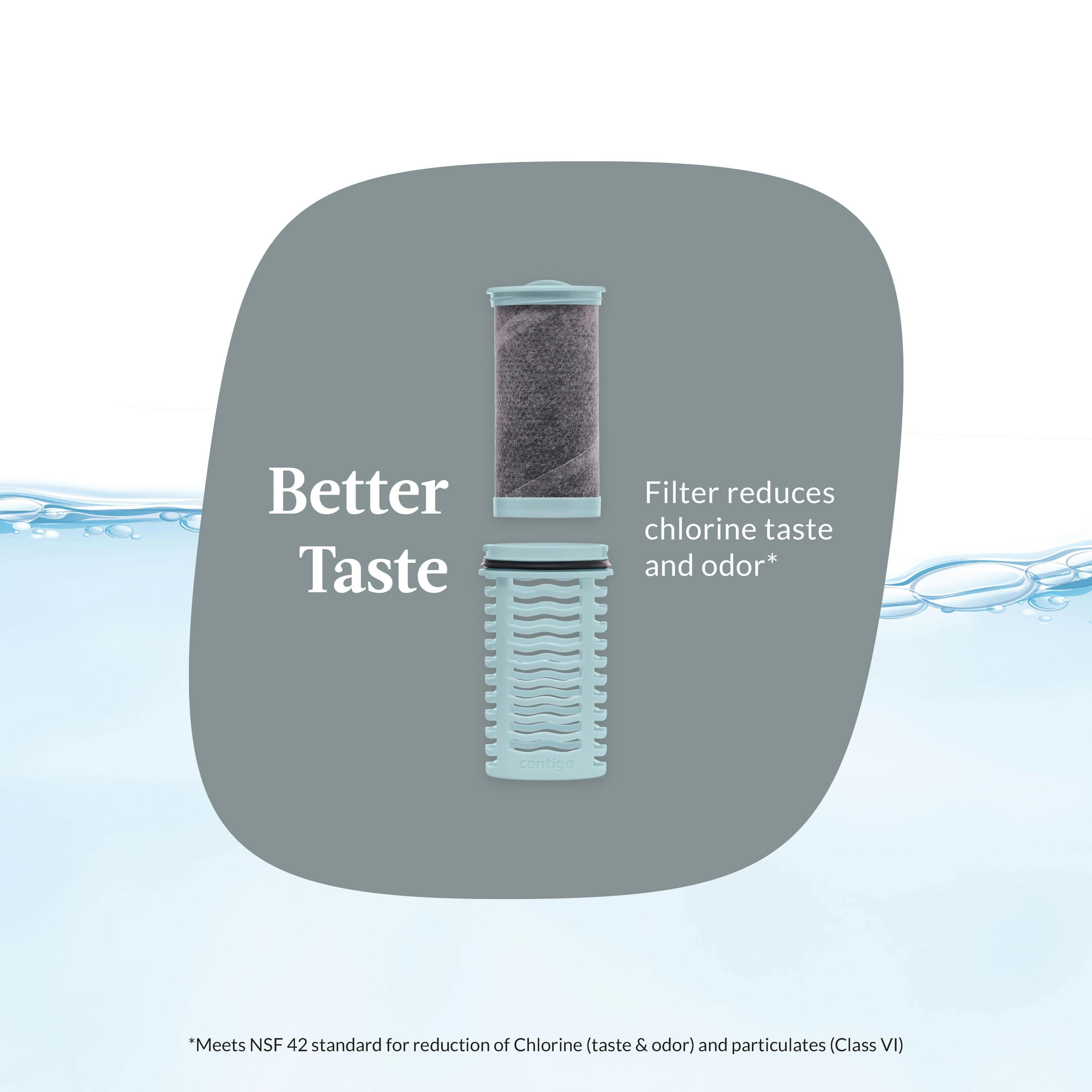 Contigo® Clybourn Chill Freeflow Filtration Stainless Steel Water Bottle with AUTOSEAL® Lid, 24oz