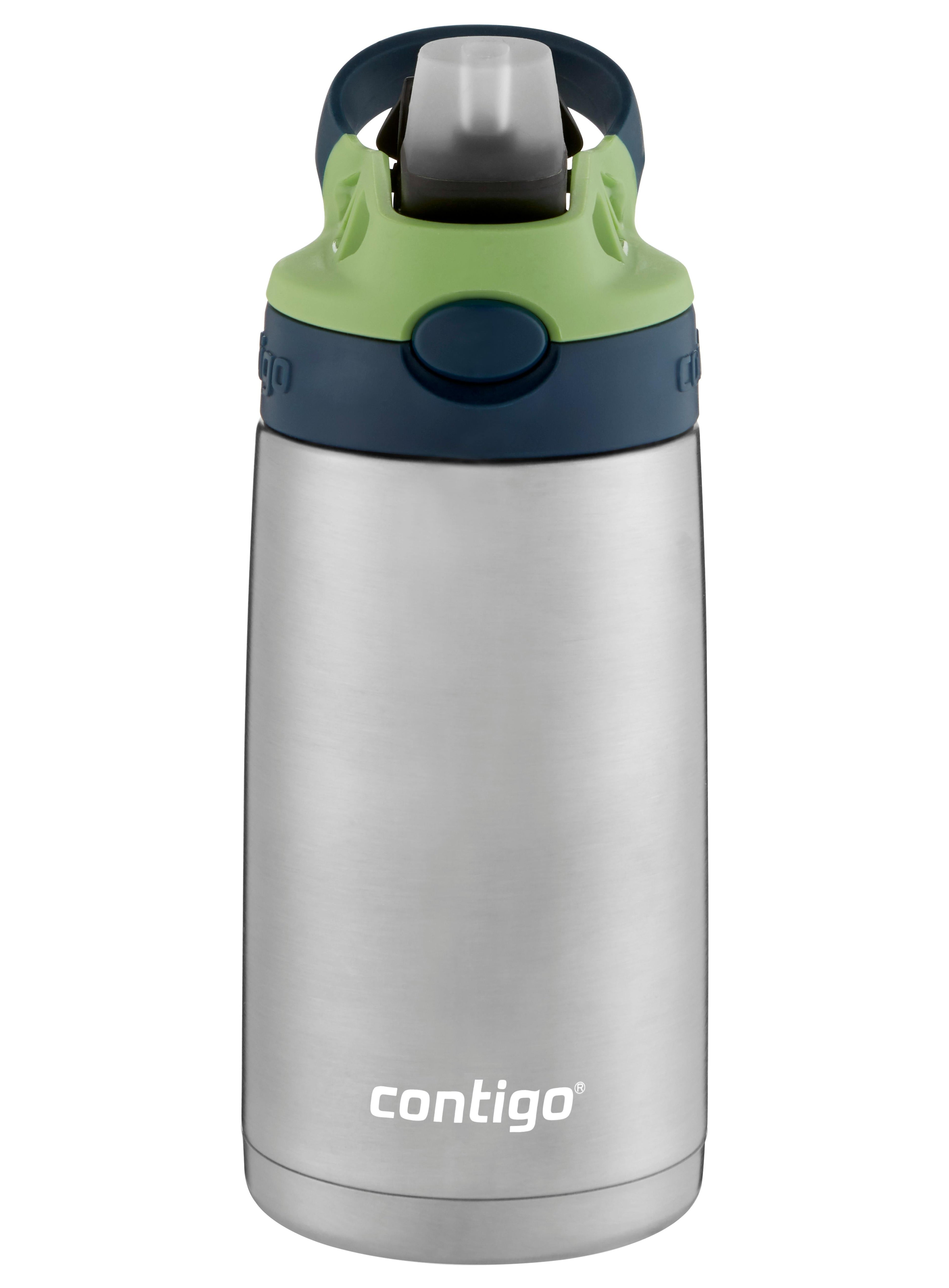 Contigo® Kids Straw Stainless Steel Water Bottle with AUTOSPOUT® Lid, 13oz