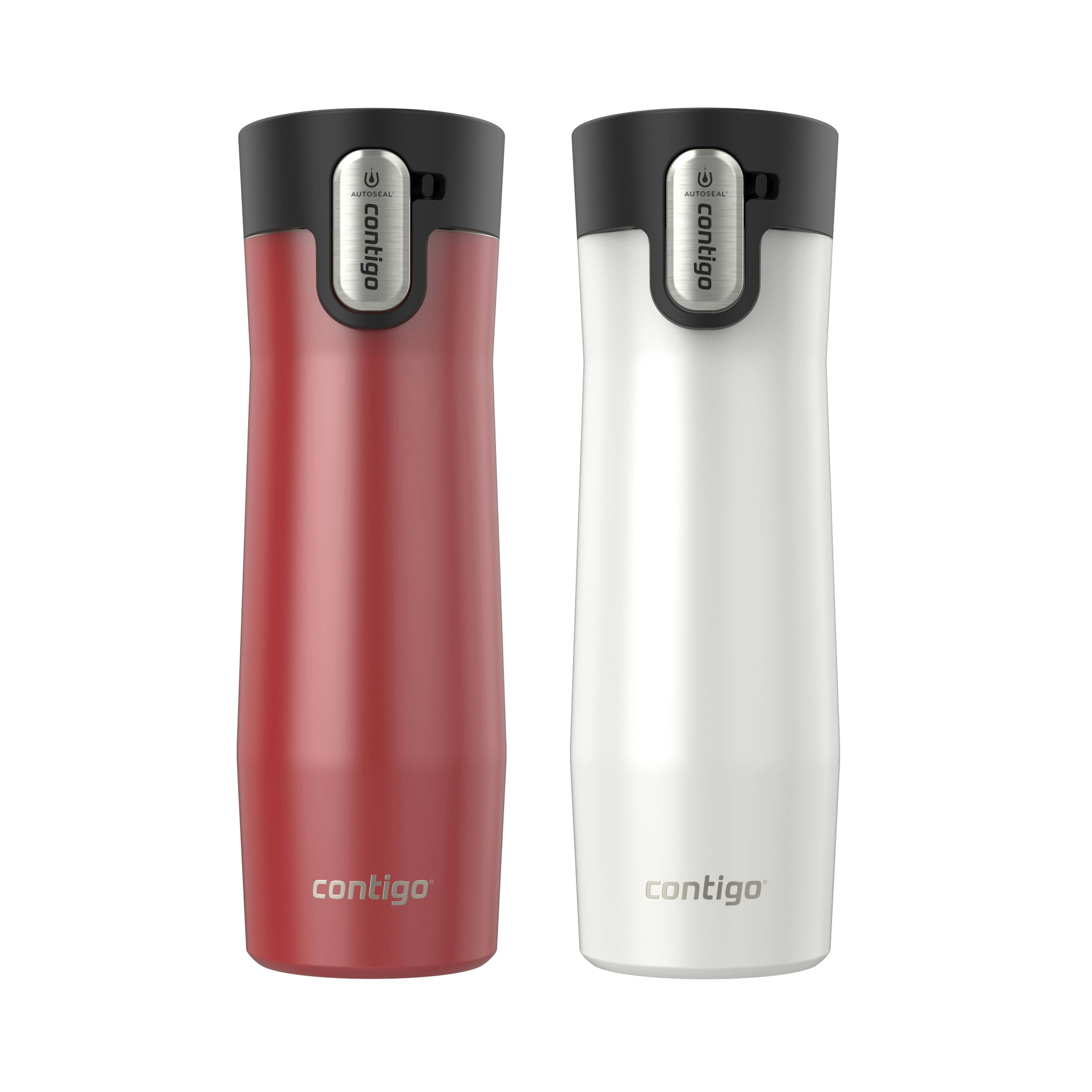 Contigo® AUTOSEAL® West Loop Vacuum-Insulated Stainless Steel Travel Mug with Easy-Clean Lid, 20 oz, 2-Pack