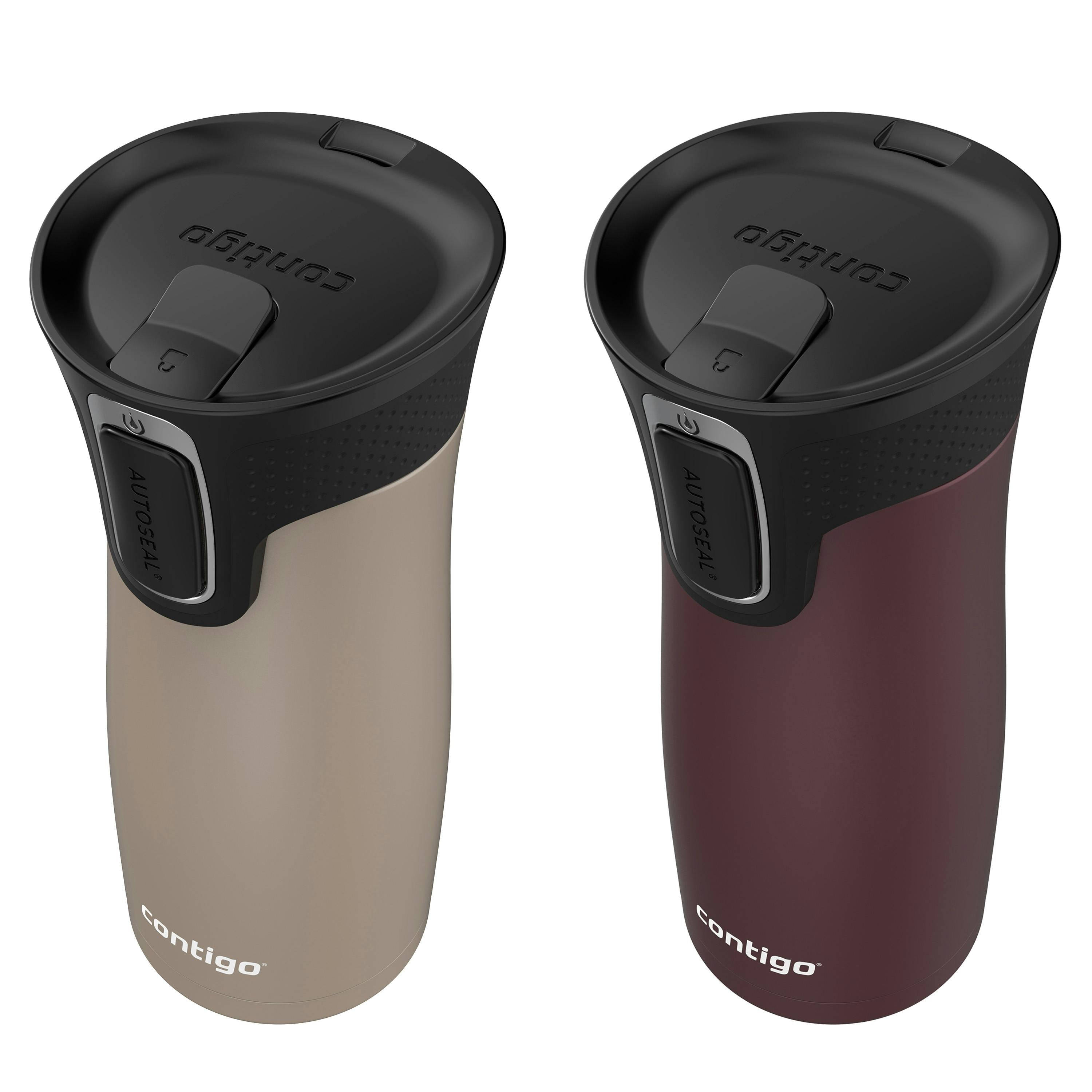 Contigo® West Loop 2.0 Leak-Proof Spill-Proof Insulated Stainless Steel Travel Mug, 16oz., 2 Pack