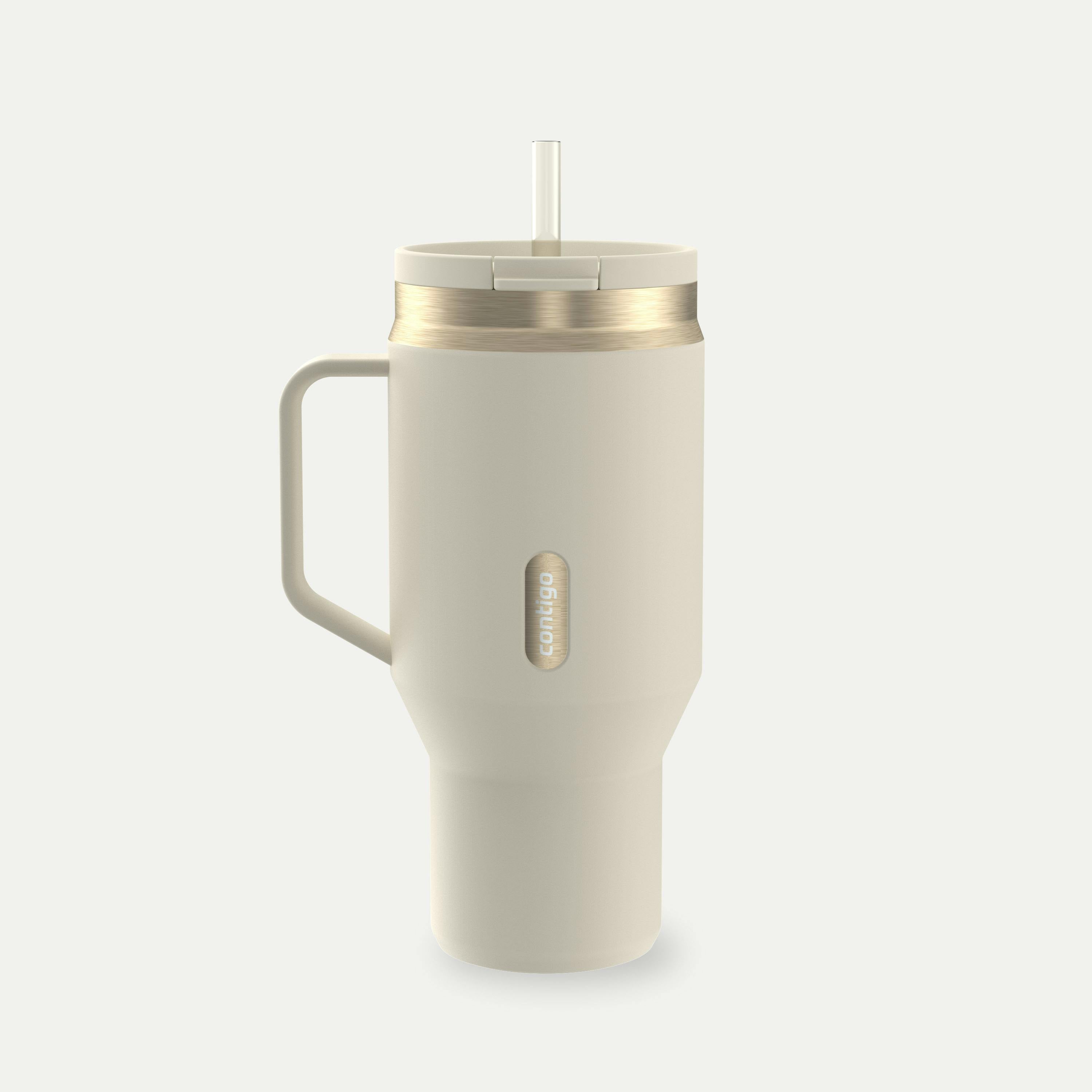 30 oz SnapSeal™ Tumbler (w/ Straw & Handle)