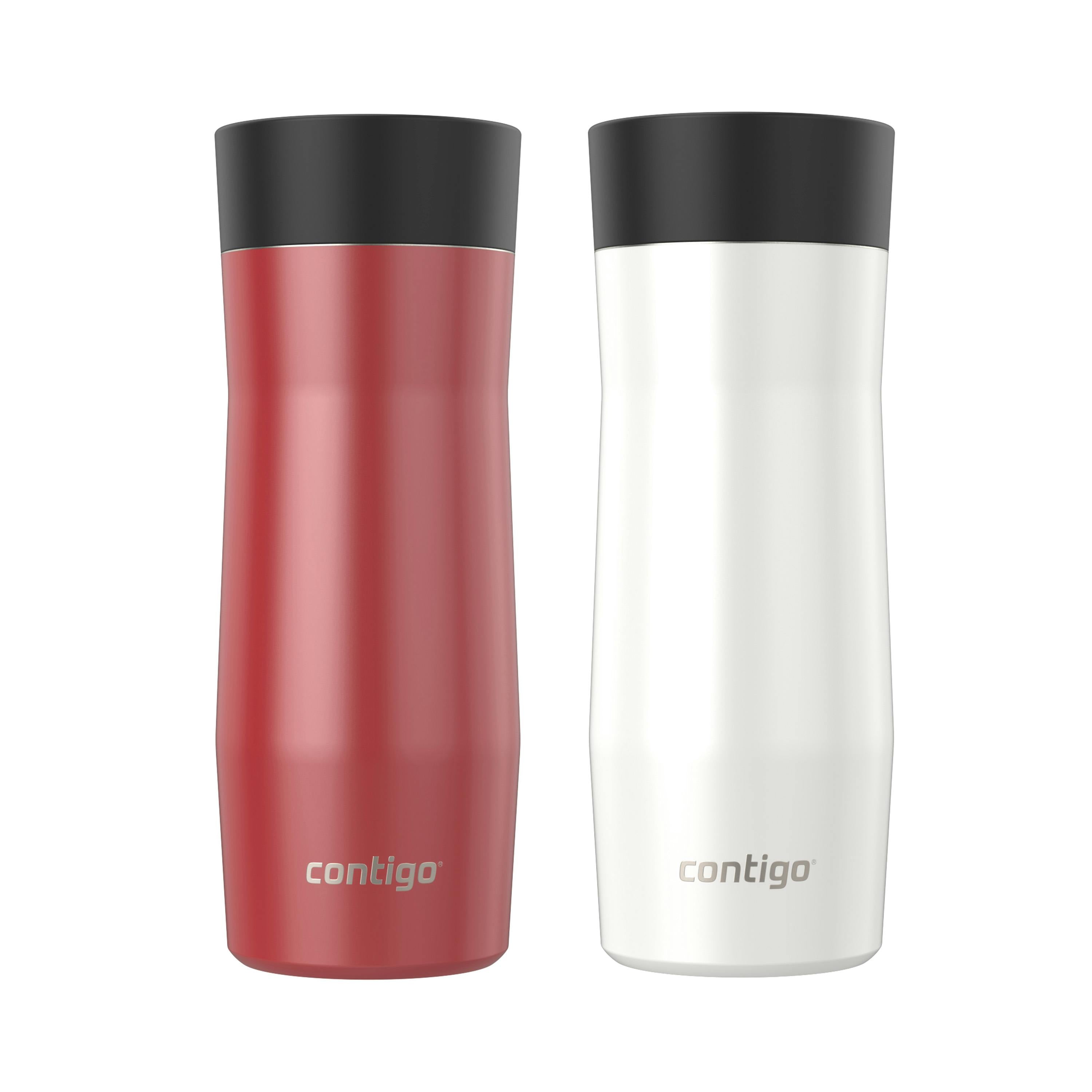 Contigo® AUTOSEAL® West Loop Vacuum-Insulated Stainless Steel Travel Mug with Easy-Clean Lid, 16 oz, 2-Pack
