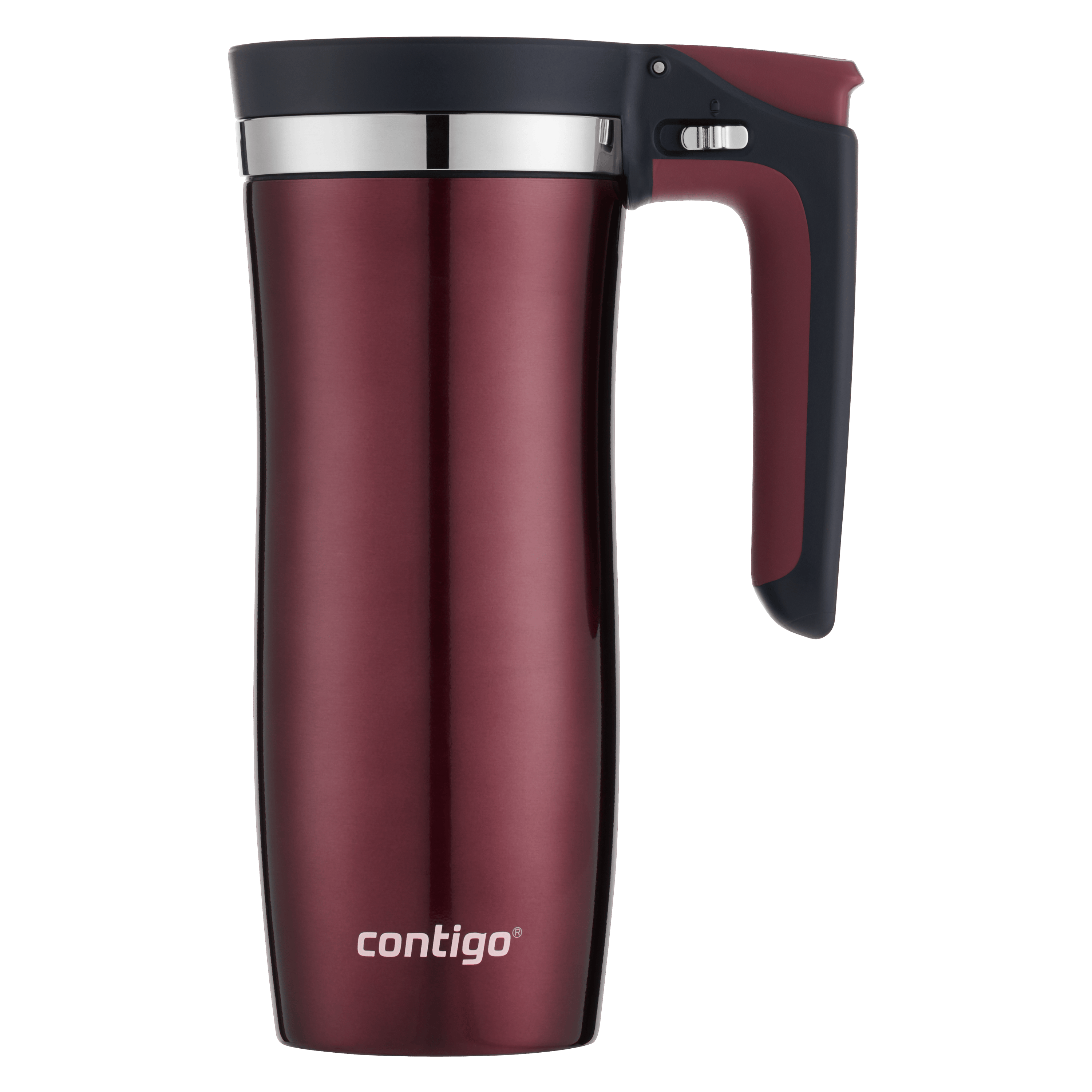 Contigo® Handled AUTOSEAL® Stainless Steel Travel Mug with Easy-Clean Lid, 16oz