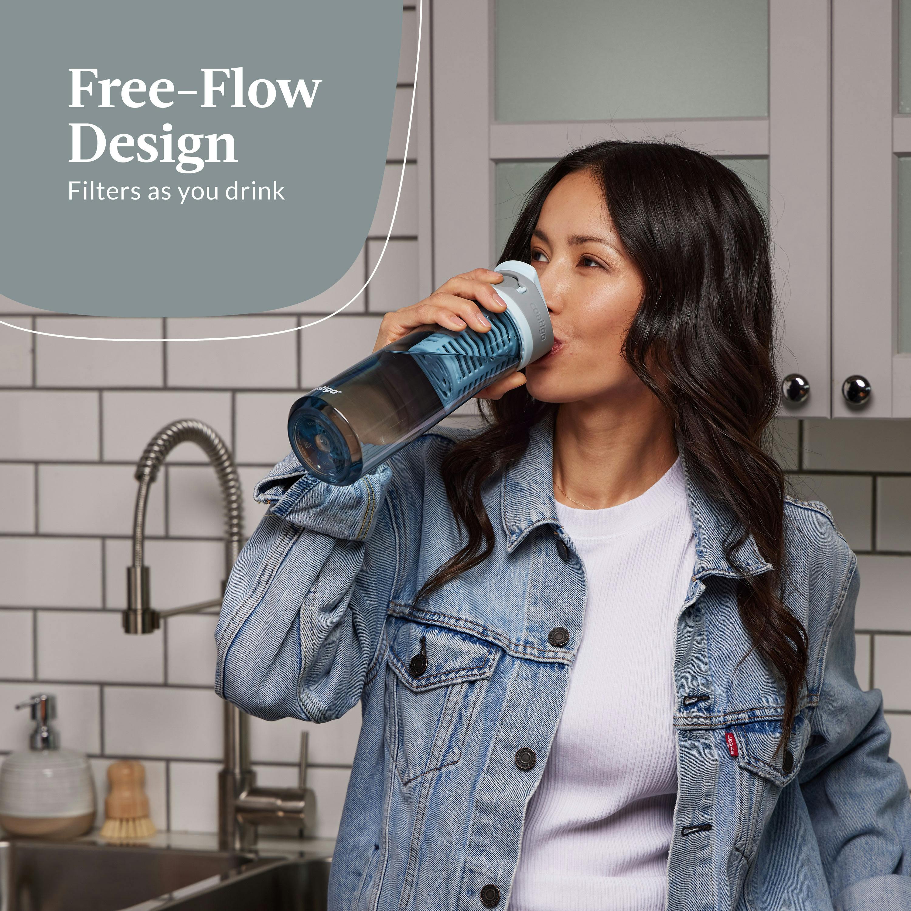 Contigo® Replacement Filter for Clybourn FreeFlow Filter Water Bottle with AUTOSEAL® Lid