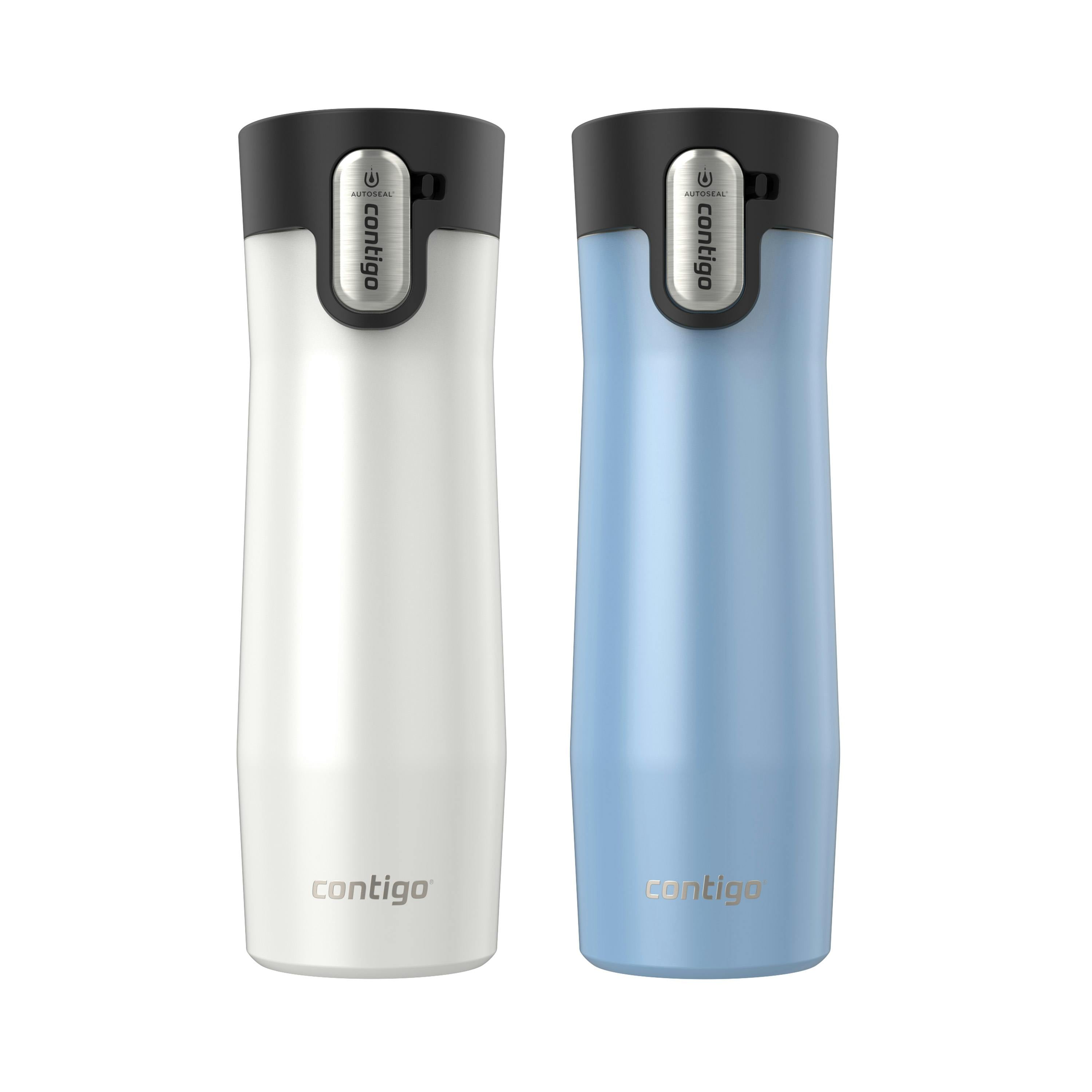 Contigo® AUTOSEAL® West Loop Vacuum-Insulated Stainless Steel Travel Mug with Easy-Clean Lid, 20 oz, 2-Pack
