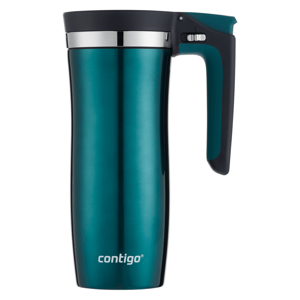 Contigo® Handled AUTOSEAL® Stainless Steel Travel Mug with Easy-Clean Lid, 16oz