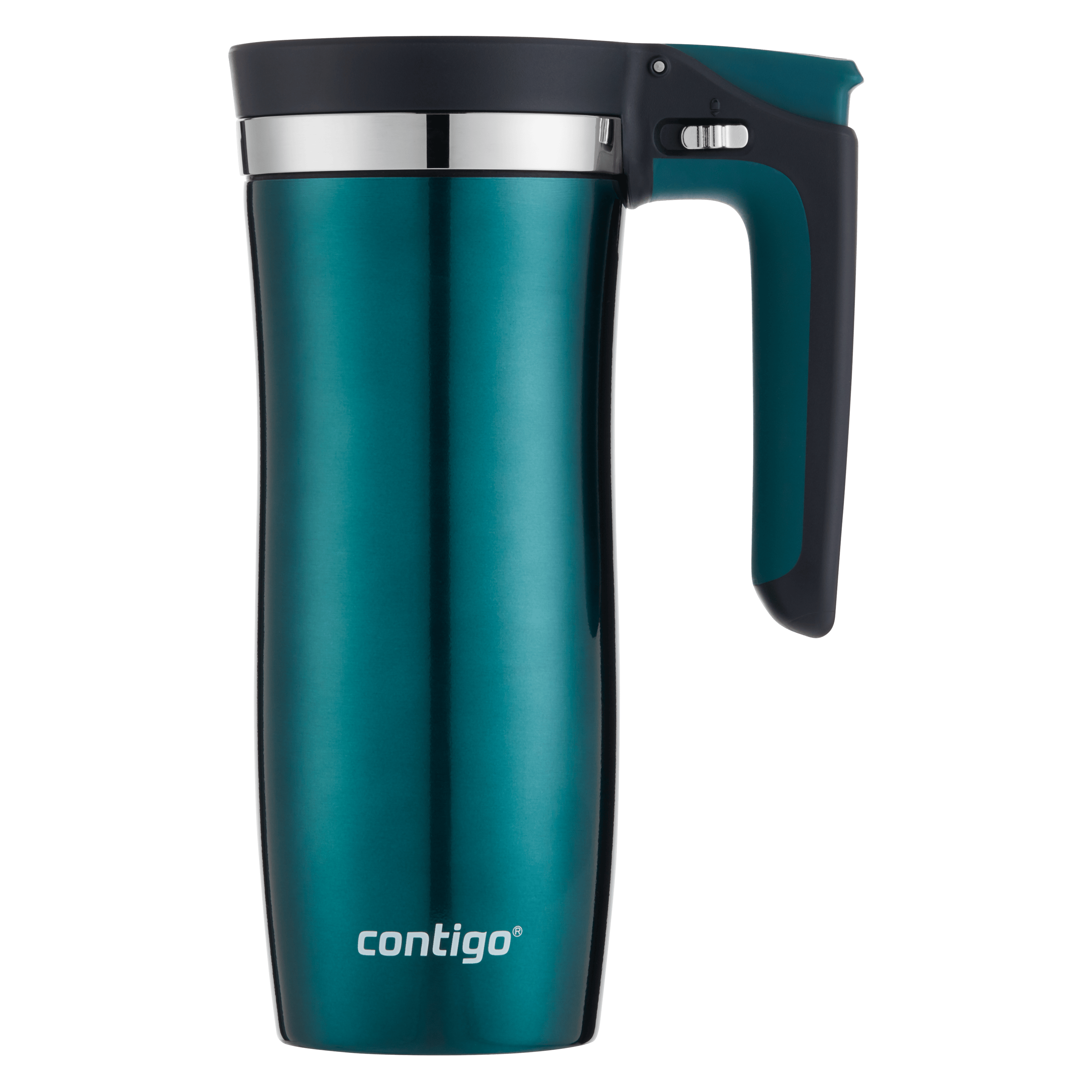 Contigo® Handled AUTOSEAL® Stainless Steel Travel Mug with Easy-Clean Lid, 16oz