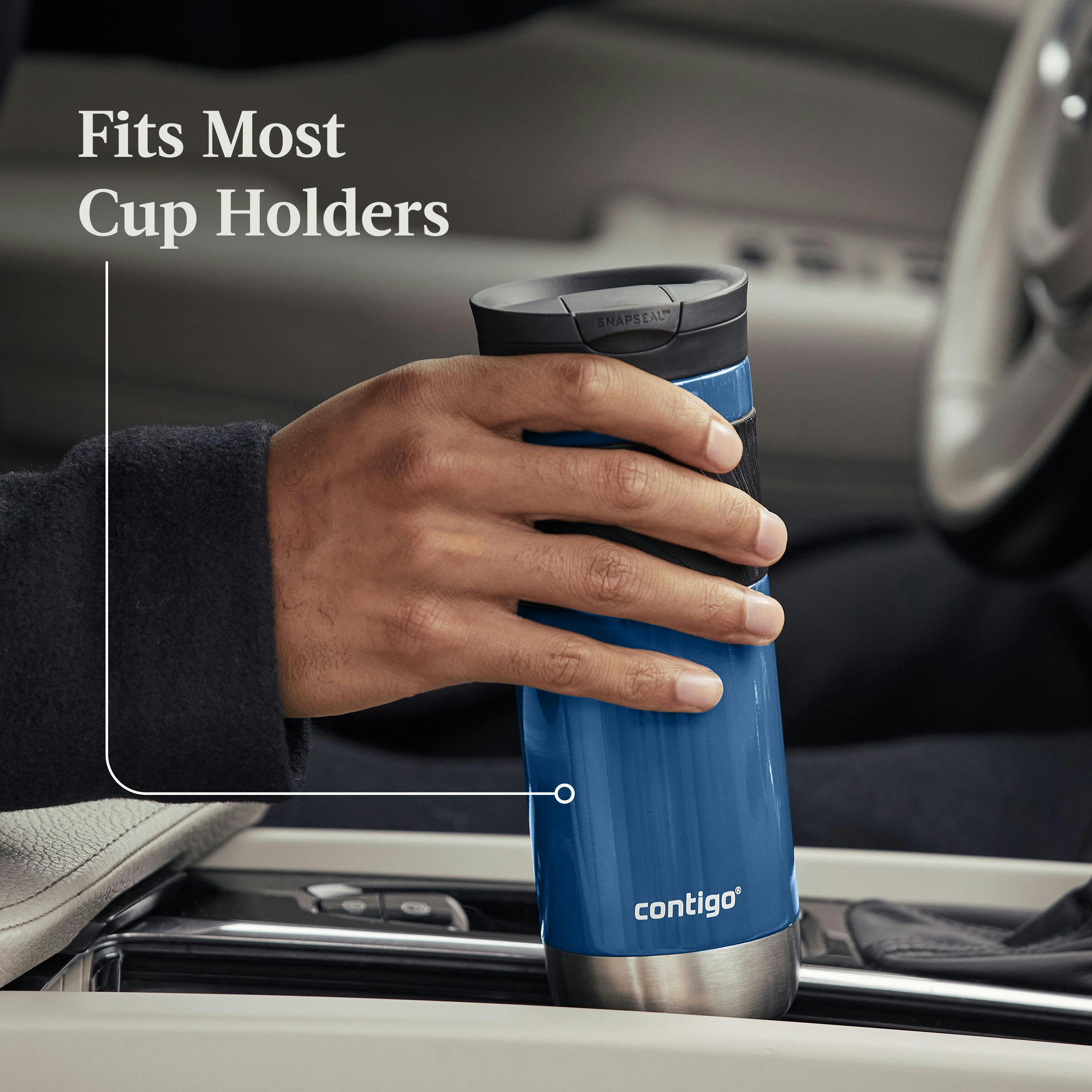 Contigo® Byron 2.0 Stainless Steel Travel Mug with SNAPSEAL™ Lid and Grip, 20oz