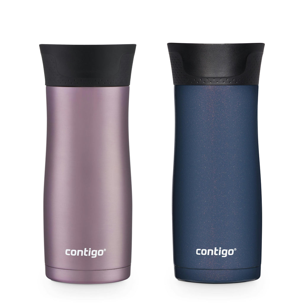 Contigo® West Loop 2.0 Leak-Proof Spill-Proof Insulated Stainless Steel Travel Mug, 16oz., 2 Pack
