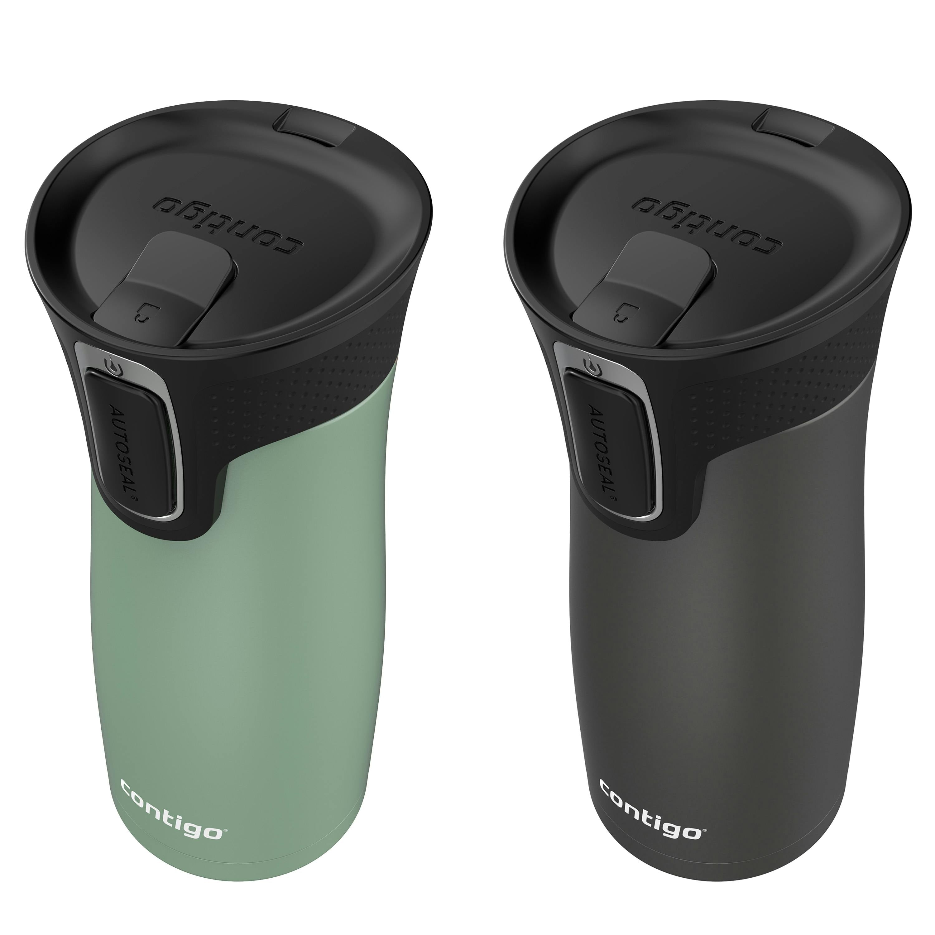 Contigo® West Loop 2.0 Leak-Proof Spill-Proof Insulated Stainless Steel Travel Mug, 16oz., 2 Pack