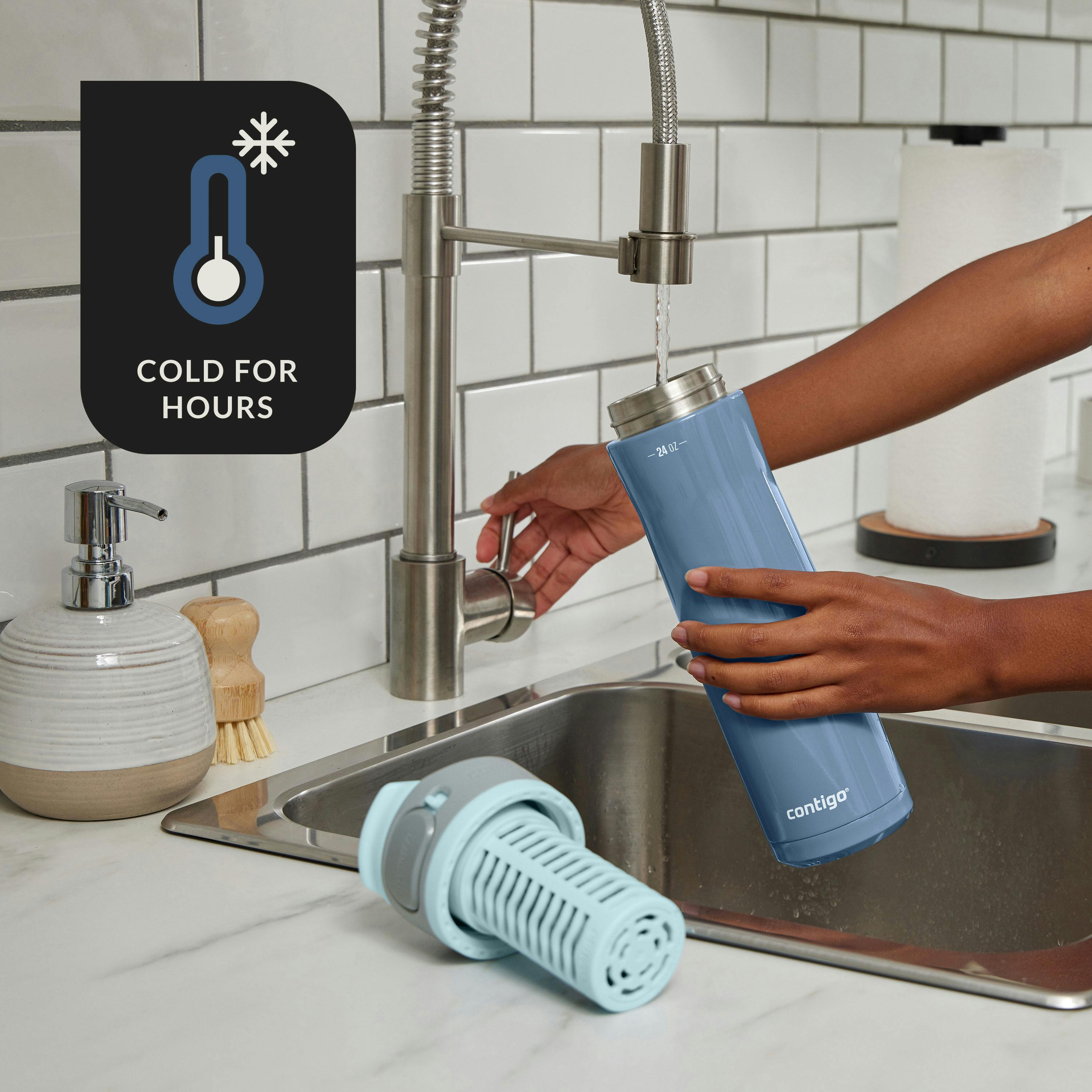 Contigo® Clybourn Freeflow Filtration Tritan Water Bottle with AUTOSEAL® LID, 24oz
