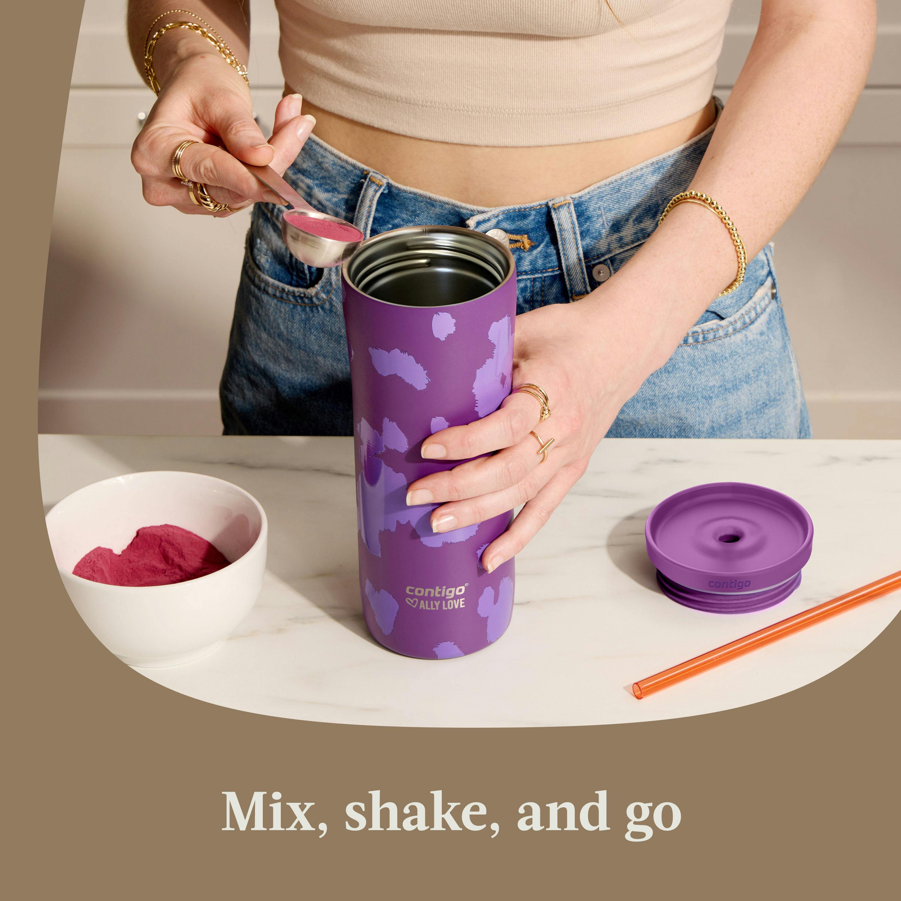 Contigo® x Ally Love Streeterville 2.0 Stainless Steel Tumbler with Straw, 24oz