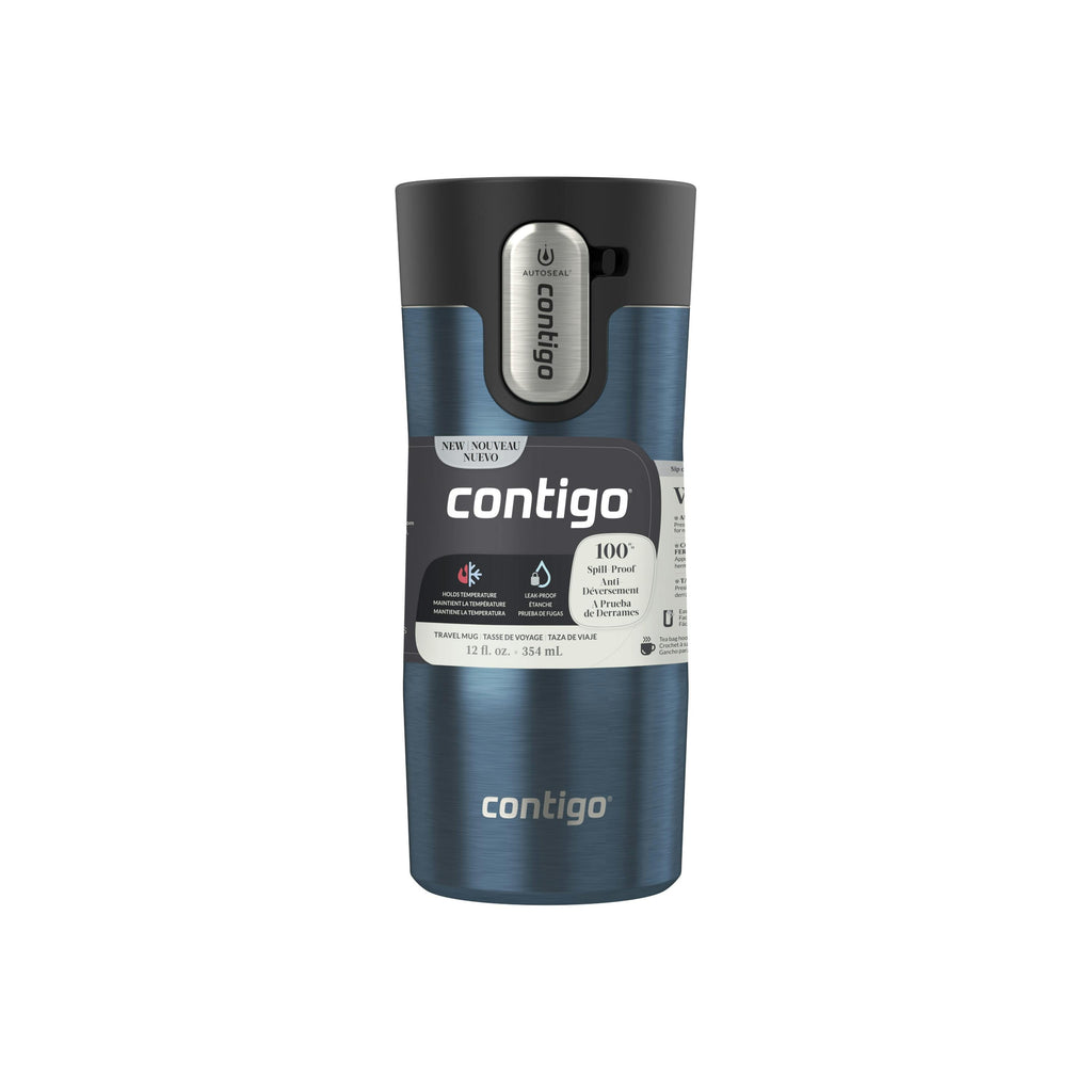 Contigo® AUTOSEAL® West Loop Vacuum-Insulated Stainless Steel Travel Mug with Easy-Clean Lid, 12 oz