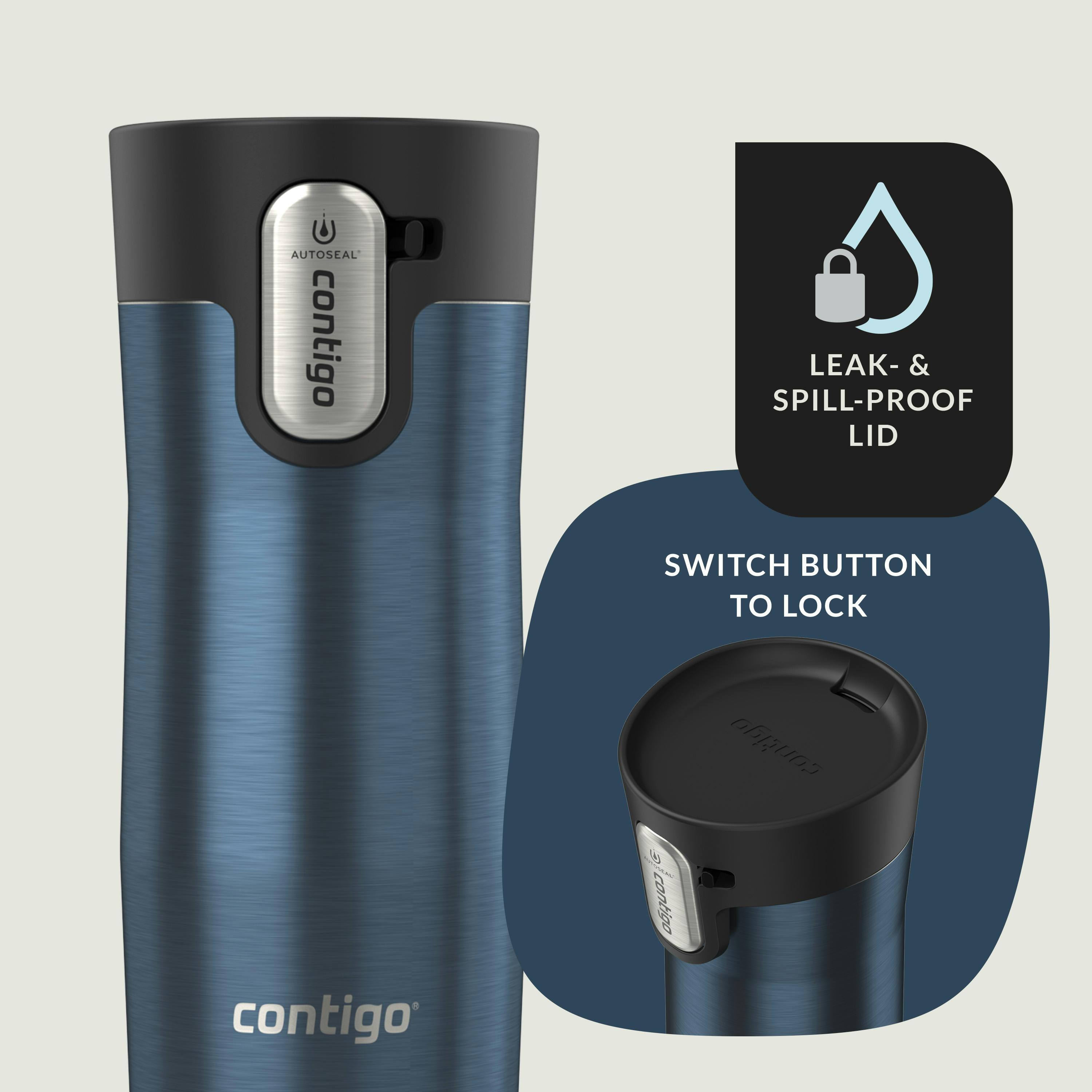 Contigo® AUTOSEAL® West Loop Vacuum-Insulated Stainless Steel Travel Mug with Easy-Clean Lid, 12 oz