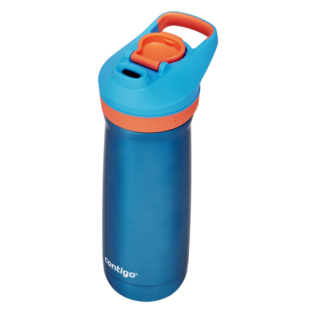 Contigo® Kids’ Casey Stainless Steel Water Bottle with Spill-Proof Leak-Proof Lid, 13oz