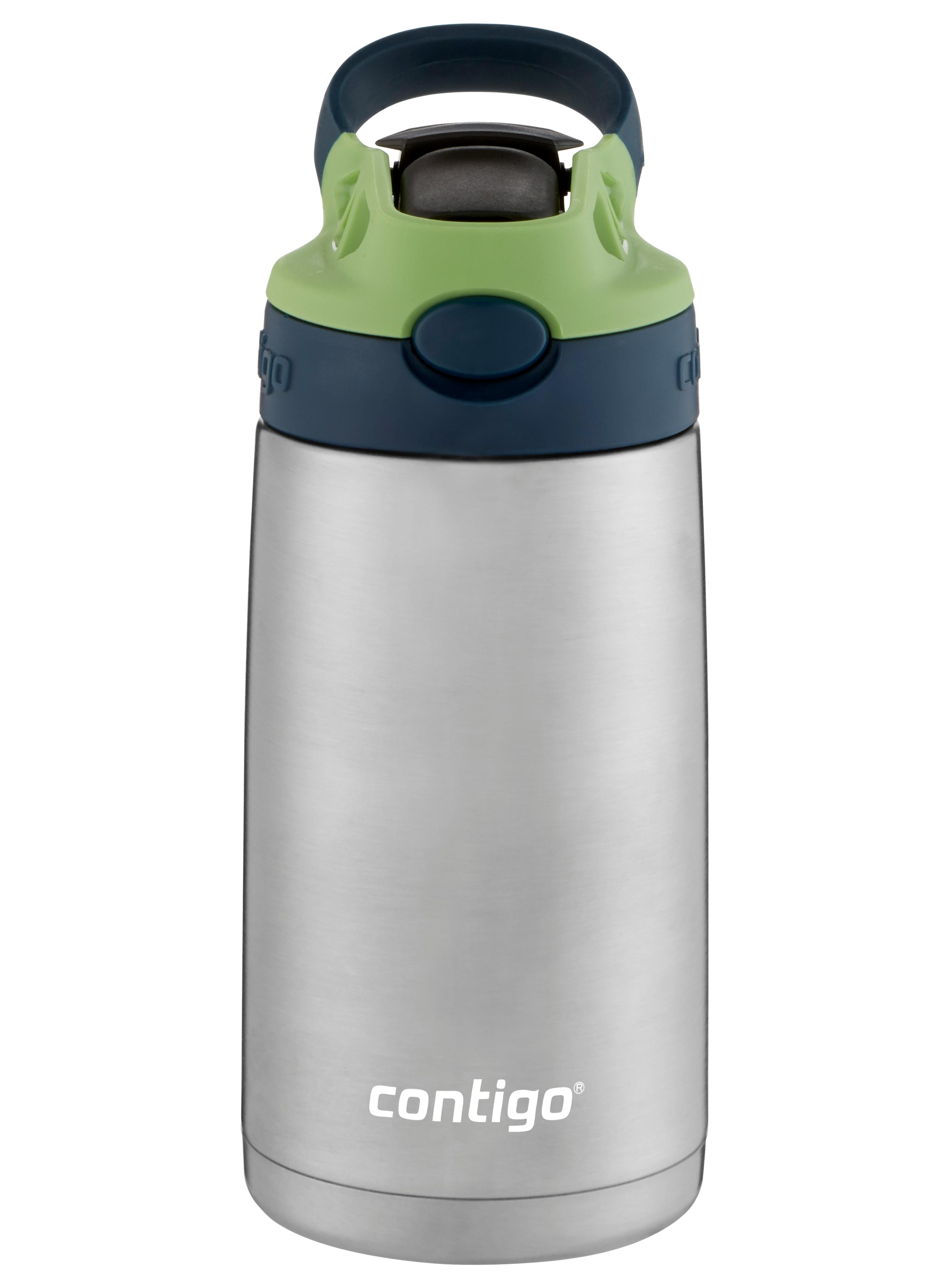 Contigo® Kids Straw Stainless Steel Water Bottle with AUTOSPOUT® Lid, 13oz