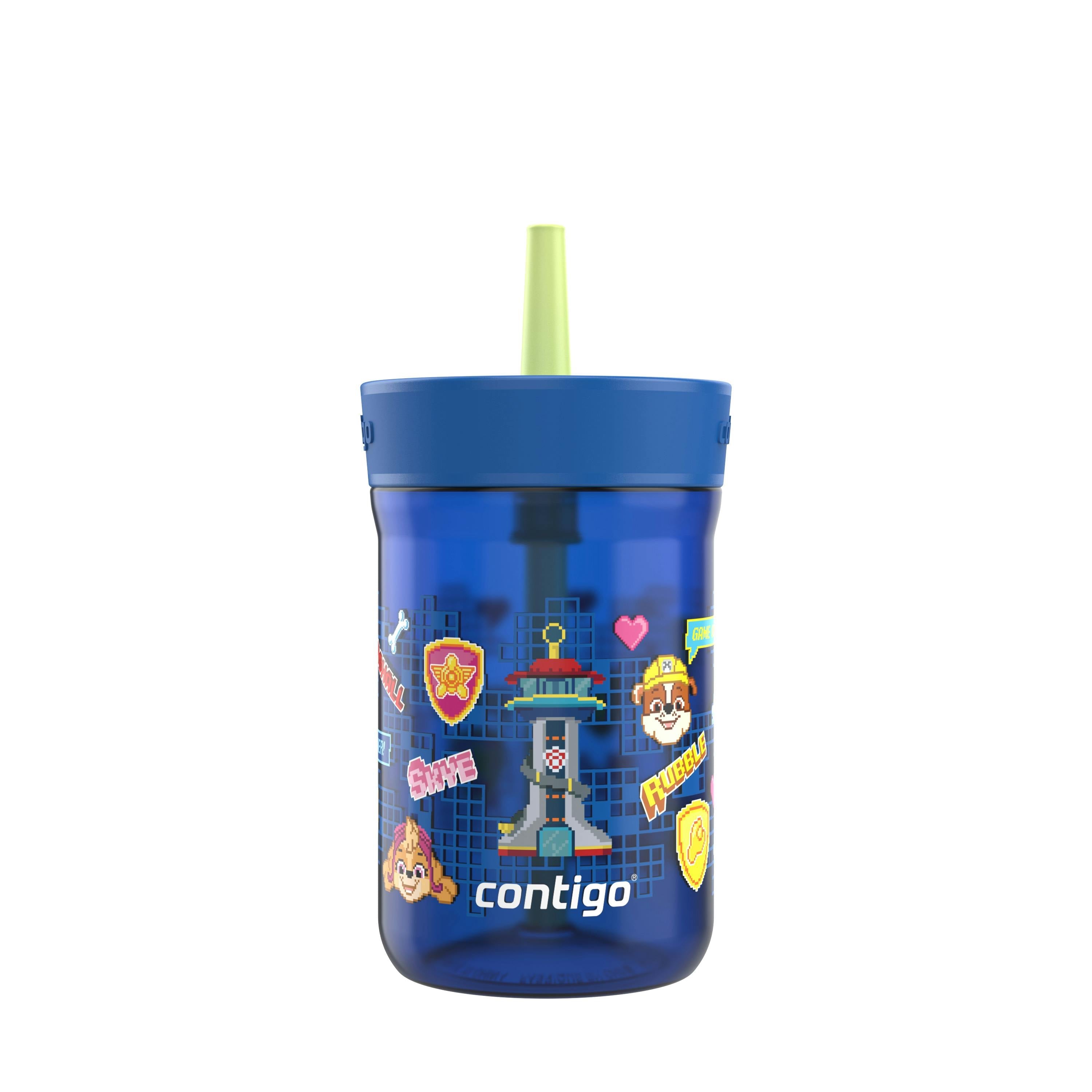 Contigo® Kids’ Leighton Straw Tumbler with Spill-Proof Leak-Proof Lid, 14oz
