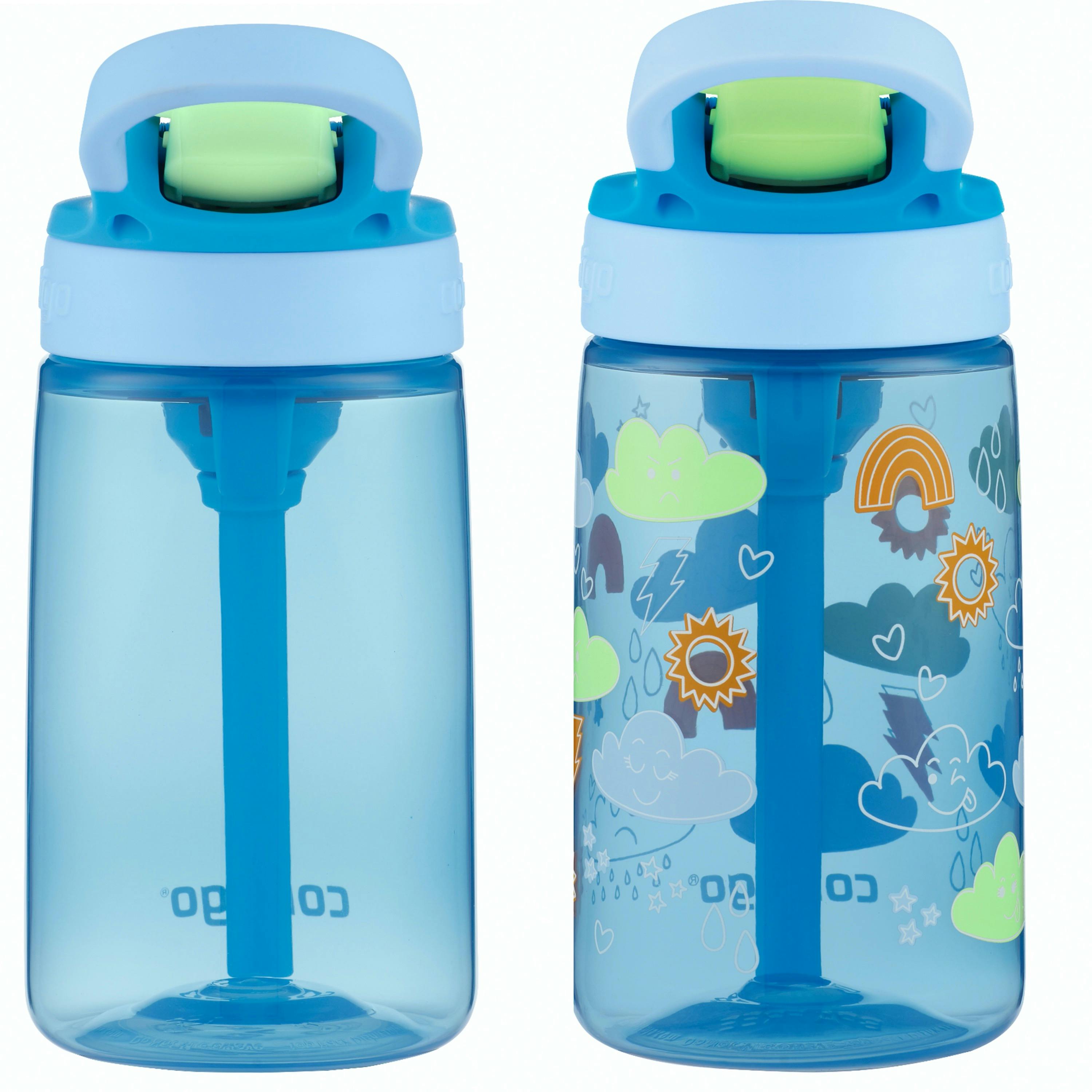 Contigo® Kids Water Bottle with Redesigned AUTOSPOUT® Straw, 14 oz, 2 pack