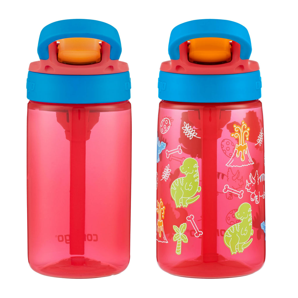 Contigo® Kids Water Bottle with Redesigned AUTOSPOUT® Straw, 14 oz, 2 pack