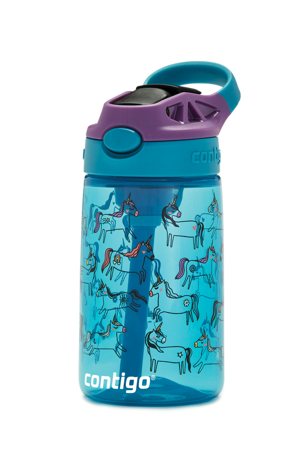 Contigo® Kids Straw Water Bottle with AUTOSPOUT® Lid, 14oz