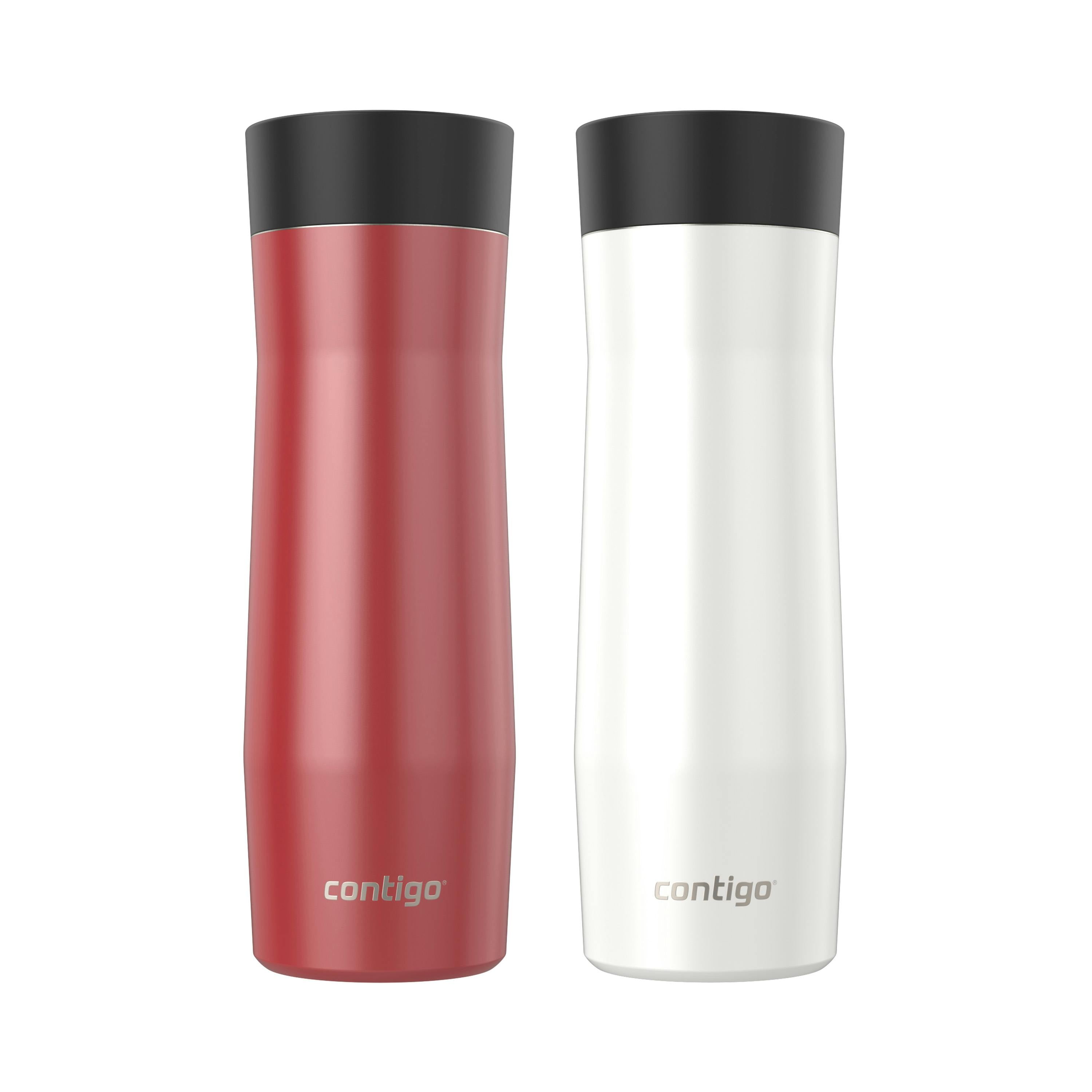 Contigo® AUTOSEAL® West Loop Vacuum-Insulated Stainless Steel Travel Mug with Easy-Clean Lid, 20 oz, 2-Pack