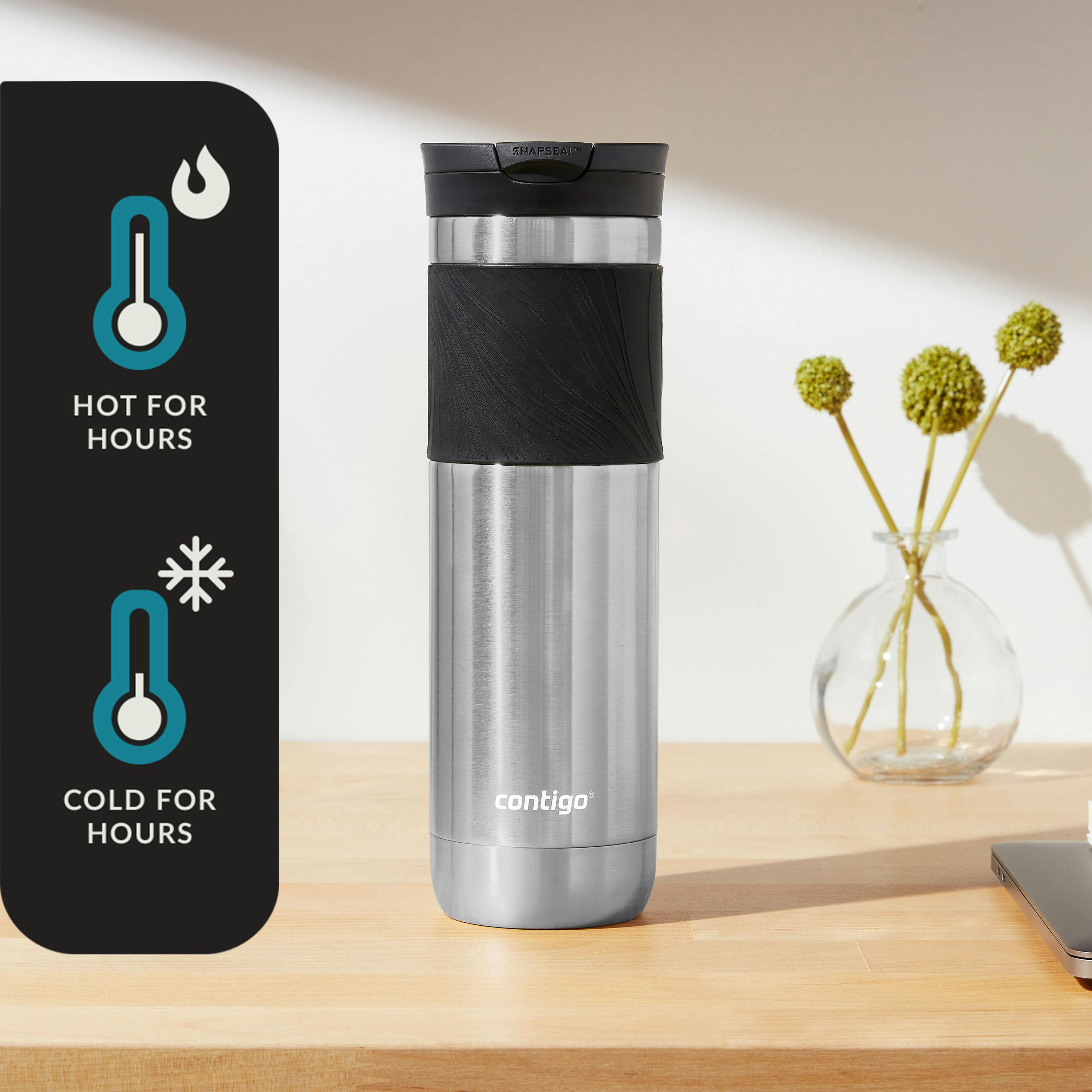 Contigo® Byron 2.0 Stainless Steel Travel Mug with SNAPSEAL™ Lid and Grip, 24oz