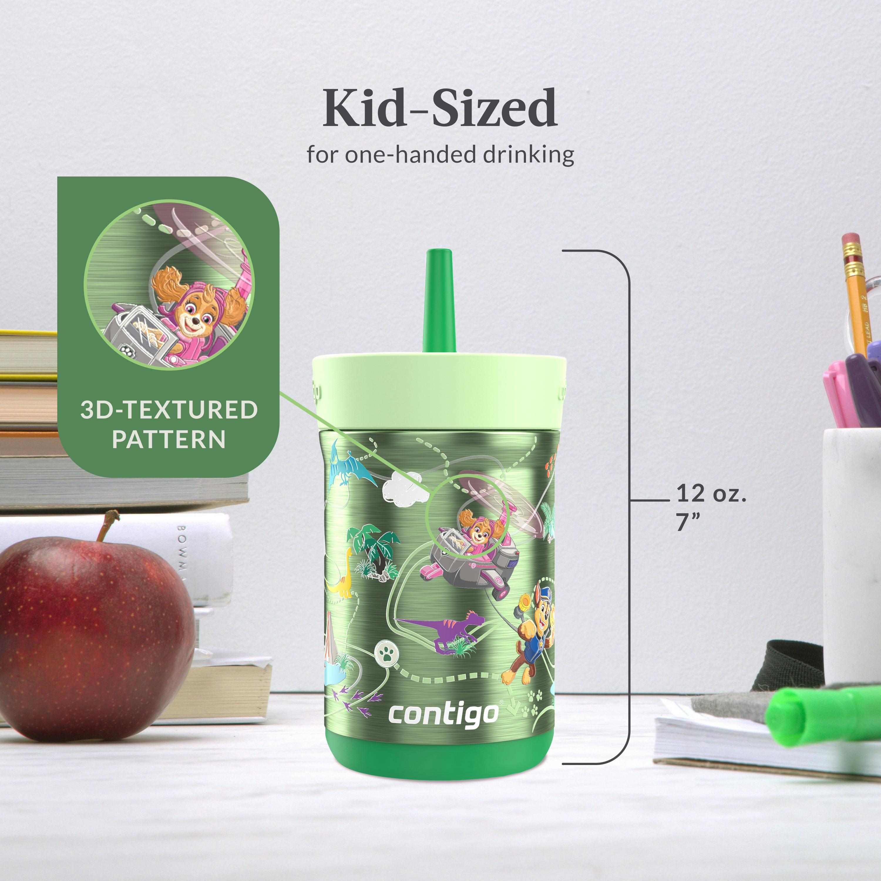 Contigo® Kids Leighton Spill-Proof Stainless Steel Tumbler with Straw, 12oz