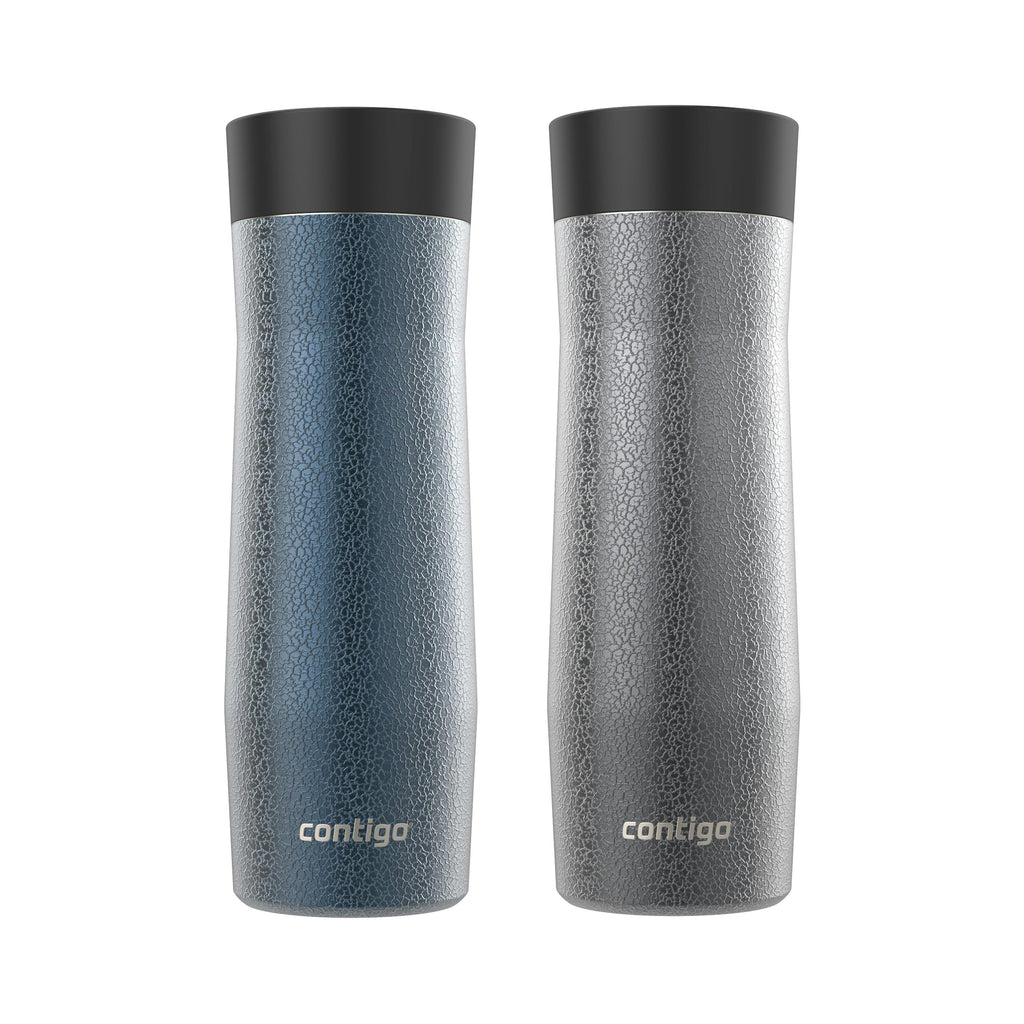 Contigo® AUTOSEAL® West Loop Vacuum-Insulated Stainless Steel Travel Mug with Easy-Clean Lid, 20 oz, 2-Pack