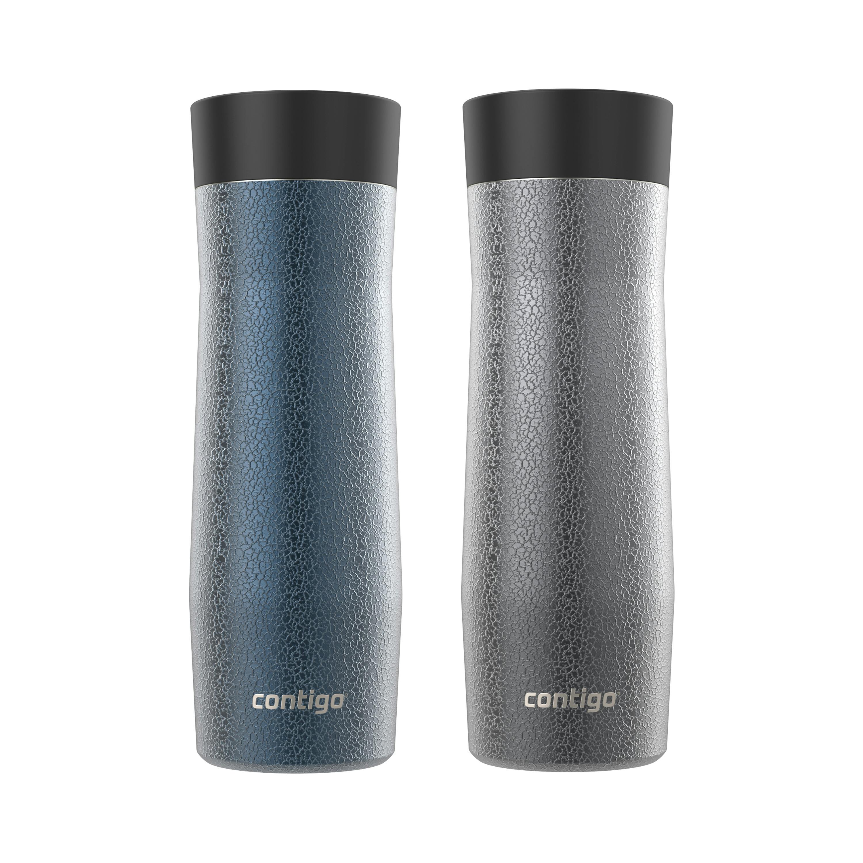 Contigo® AUTOSEAL® West Loop Vacuum-Insulated Stainless Steel Travel Mug with Easy-Clean Lid, 20 oz, 2-Pack