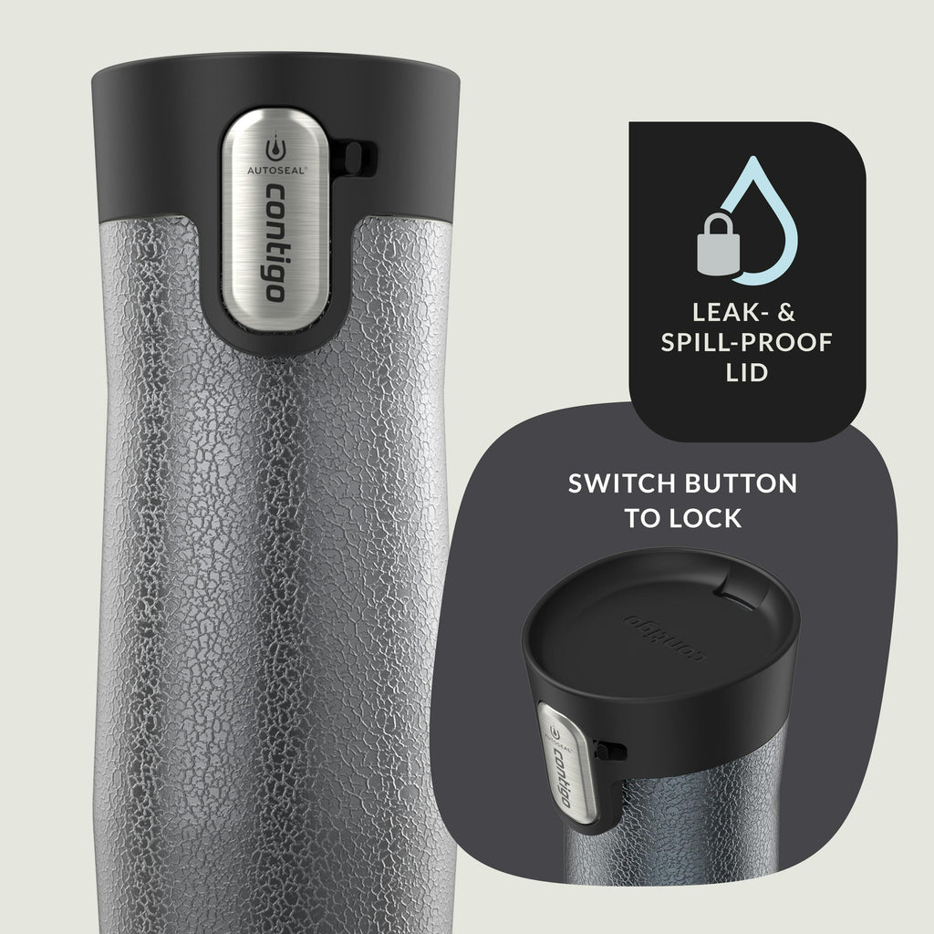 Contigo® AUTOSEAL® West Loop Vacuum-Insulated Stainless Steel Travel Mug with Easy-Clean Lid, 16 oz