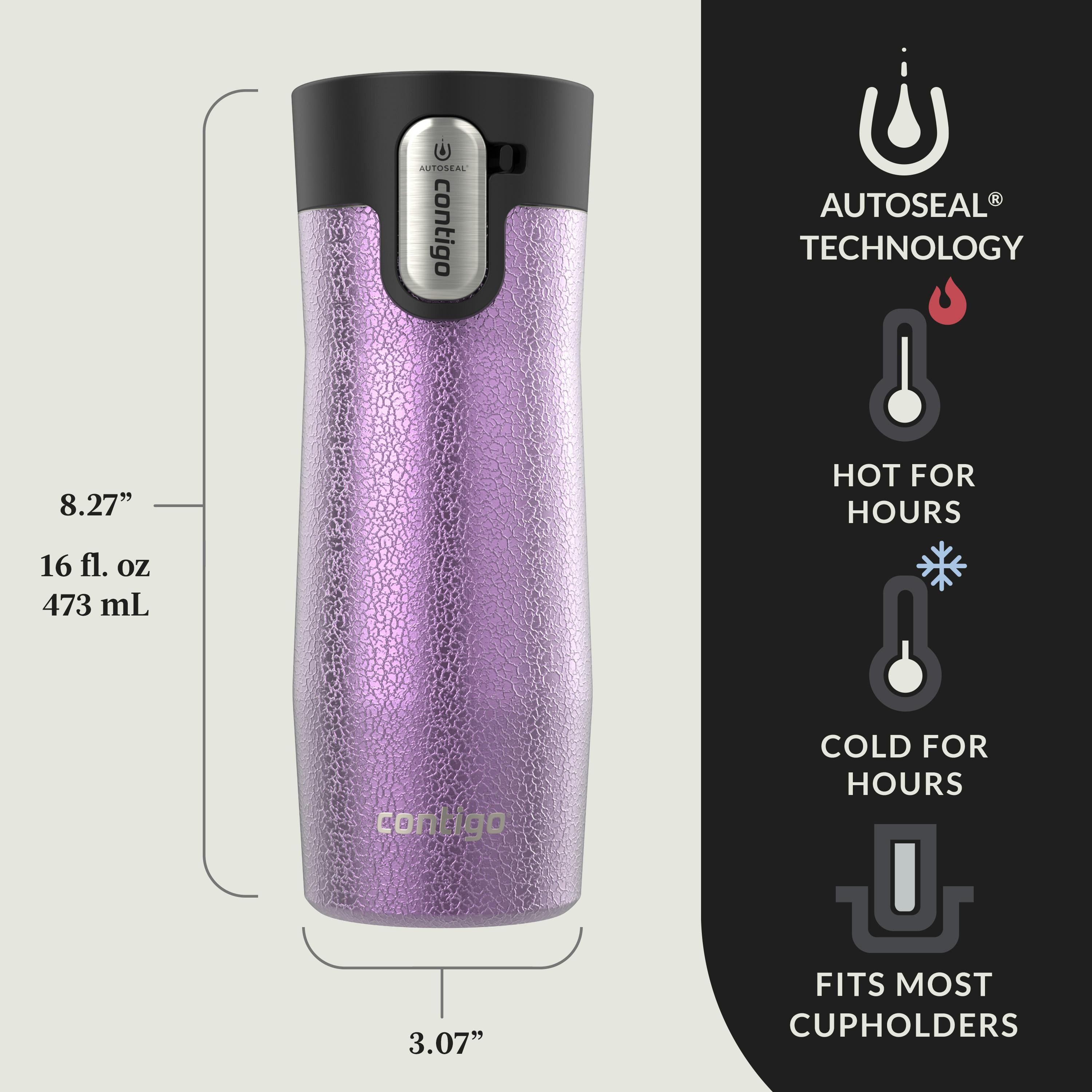 Contigo® AUTOSEAL® West Loop Vacuum-Insulated Stainless Steel Travel Mug with Easy-Clean Lid, 16 oz
