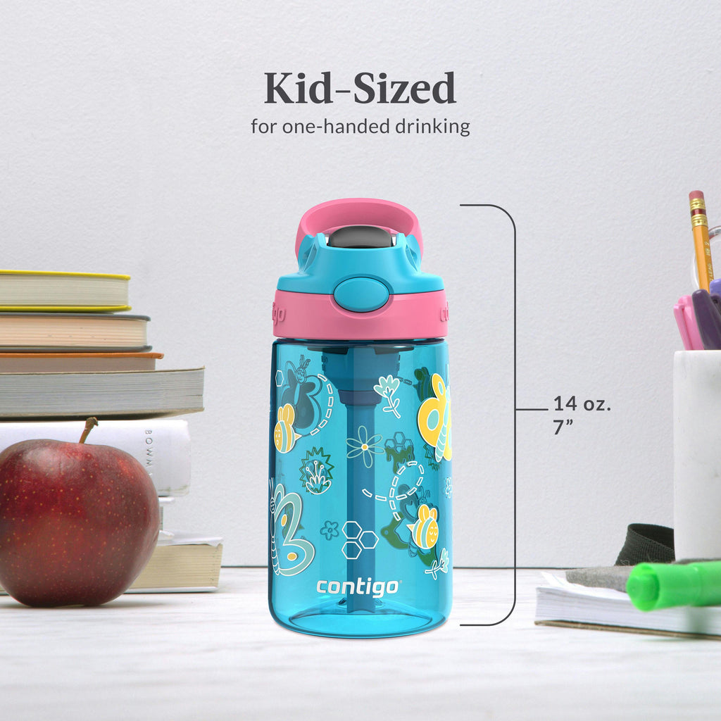 Contigo® Kids Water Bottle with Redesigned AUTOSPOUT® Straw, 14 oz
