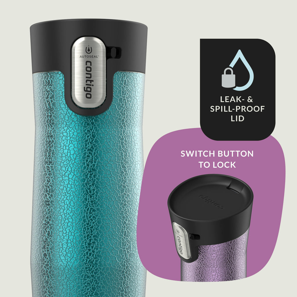 Contigo® AUTOSEAL® West Loop Vacuum-Insulated Stainless Steel Travel Mug with Easy-Clean Lid, 16 oz