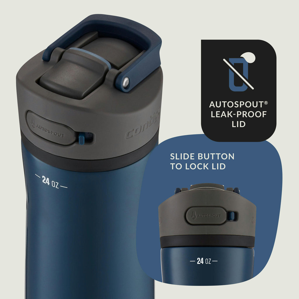 Contigo® Ashland Chill 2.0 Stainless Steel Water Bottle with AUTOSPOUT® Lid, 24oz