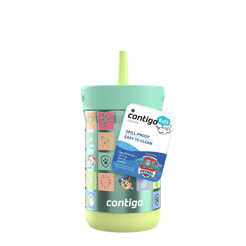 Contigo® Kids Leighton Spill-Proof Stainless Steel Tumbler with Straw, 12oz