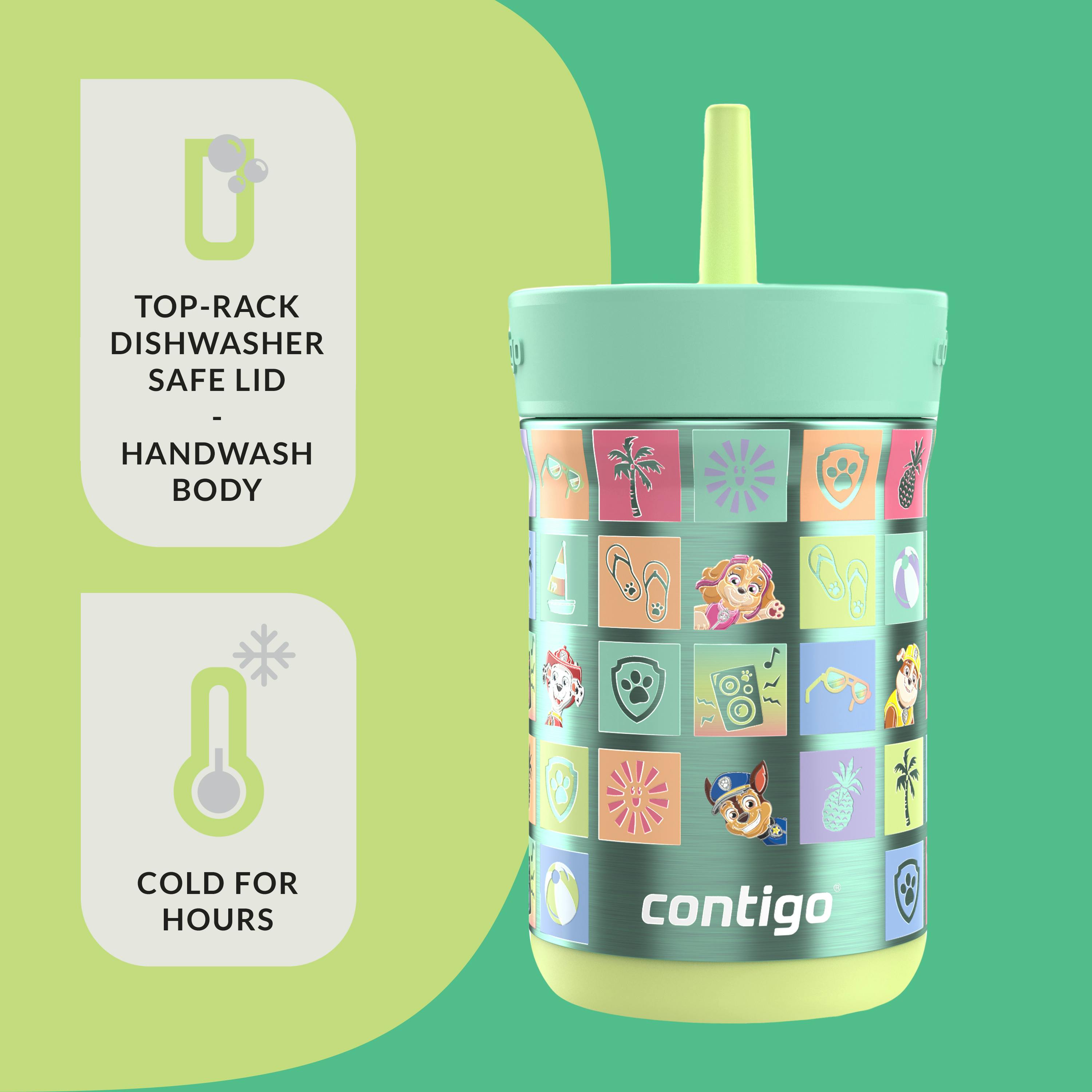 Contigo® Kids Leighton Spill-Proof Stainless Steel Tumbler with Straw, 12oz