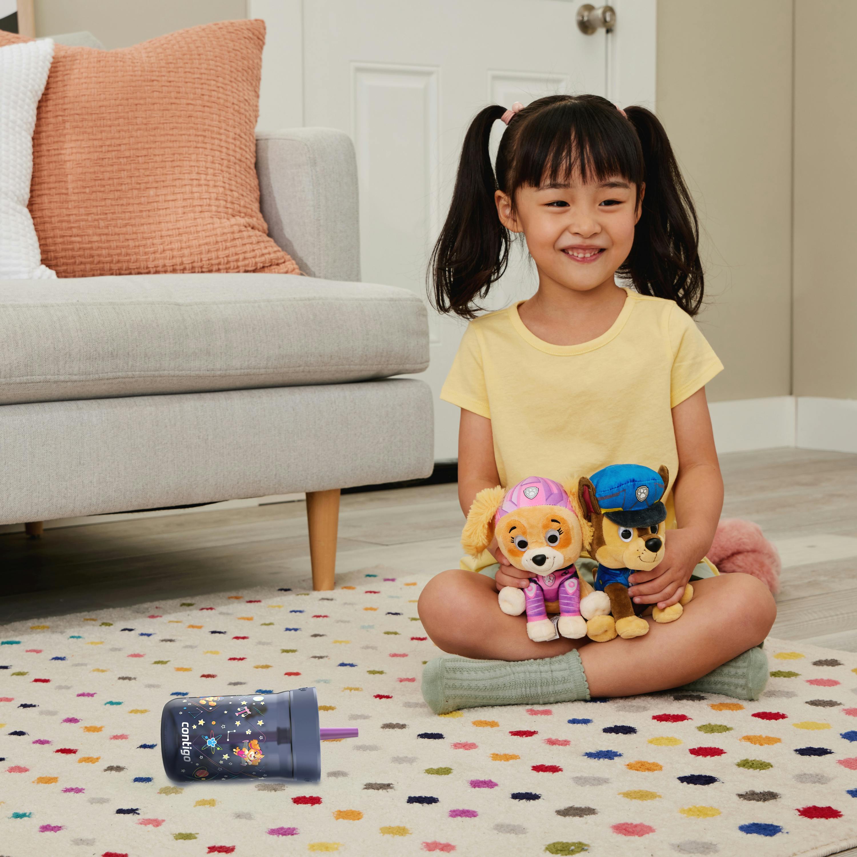 Contigo® Kids’ Leighton Straw Tumbler with Spill-Proof Leak-Proof Lid, 14oz
