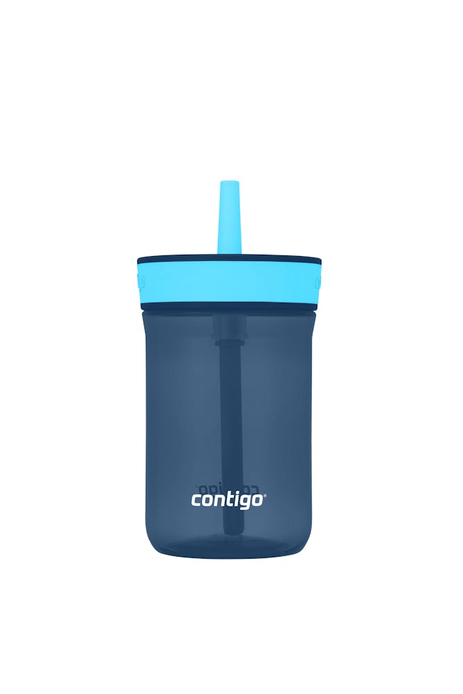 Kids’ Leighton Straw Tumbler with Spill-Proof Leak-Proof Lid, 14oz Z5